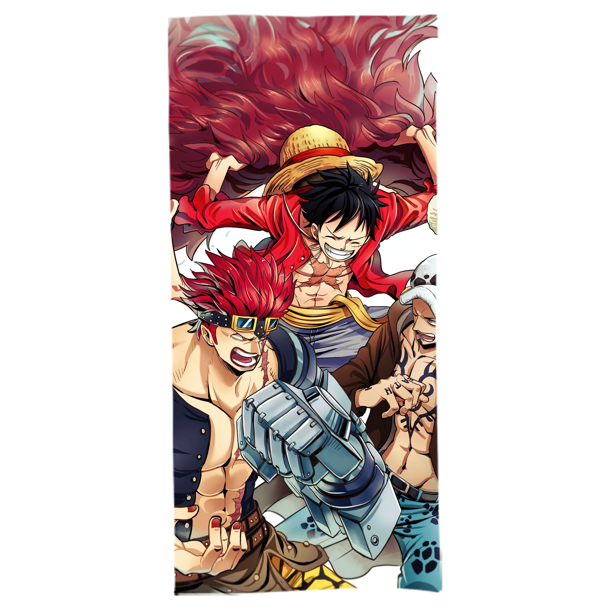 （画像用） ワンピース ONE PIECE 大判バスタオル 70×140cm 吸水速乾 柔らかい肌触り