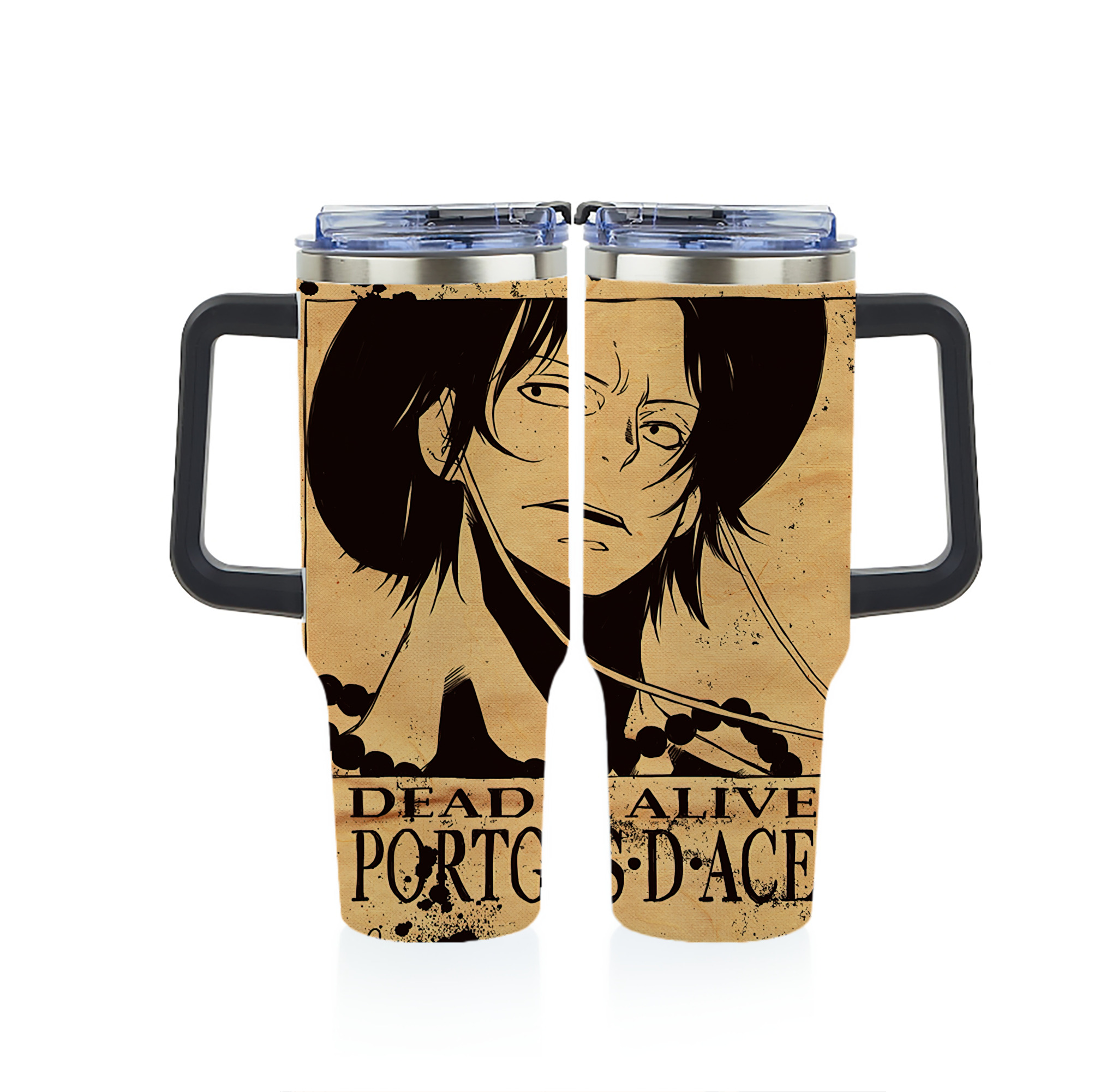 （画像用） ワンピース ONE PIECE 1200ｍLフルプリント車用タンブラー