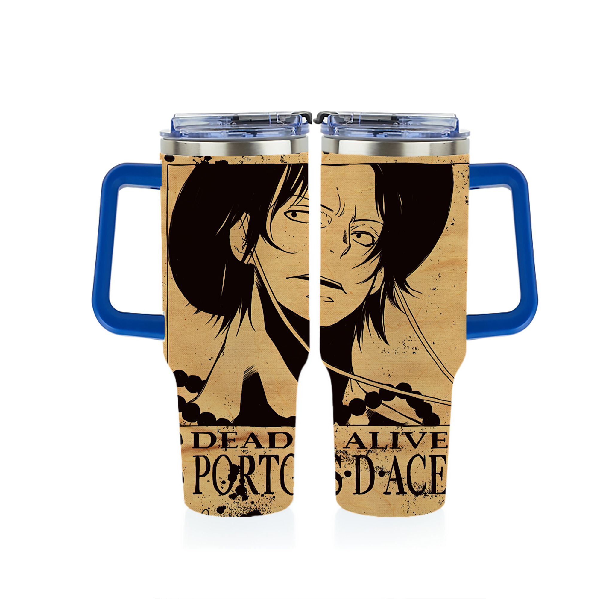 （画像用） ワンピース ONE PIECE 1200ｍLフルプリント車用タンブラー