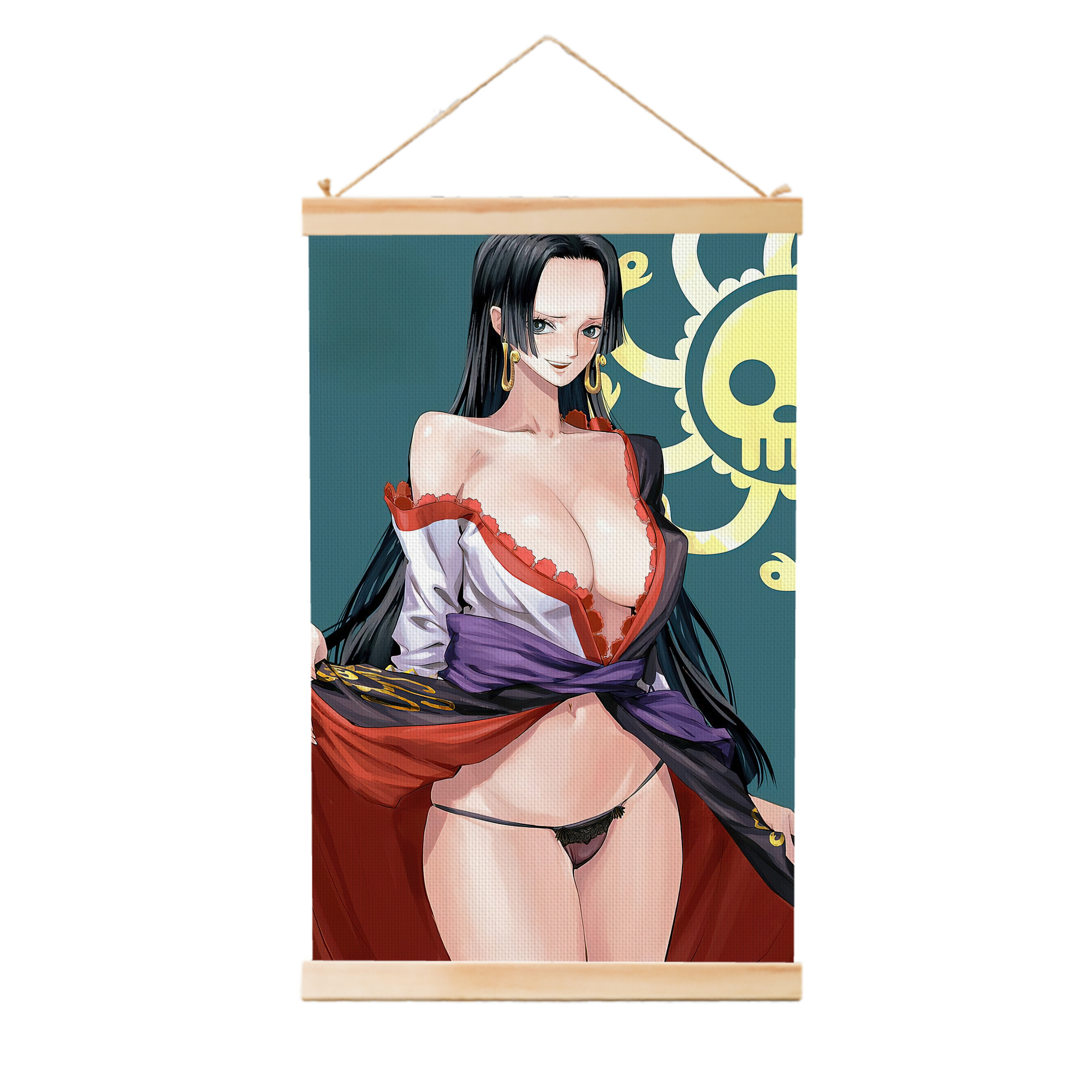 （画像用） ワンピース ONE PIECE 木製軸タペストリー