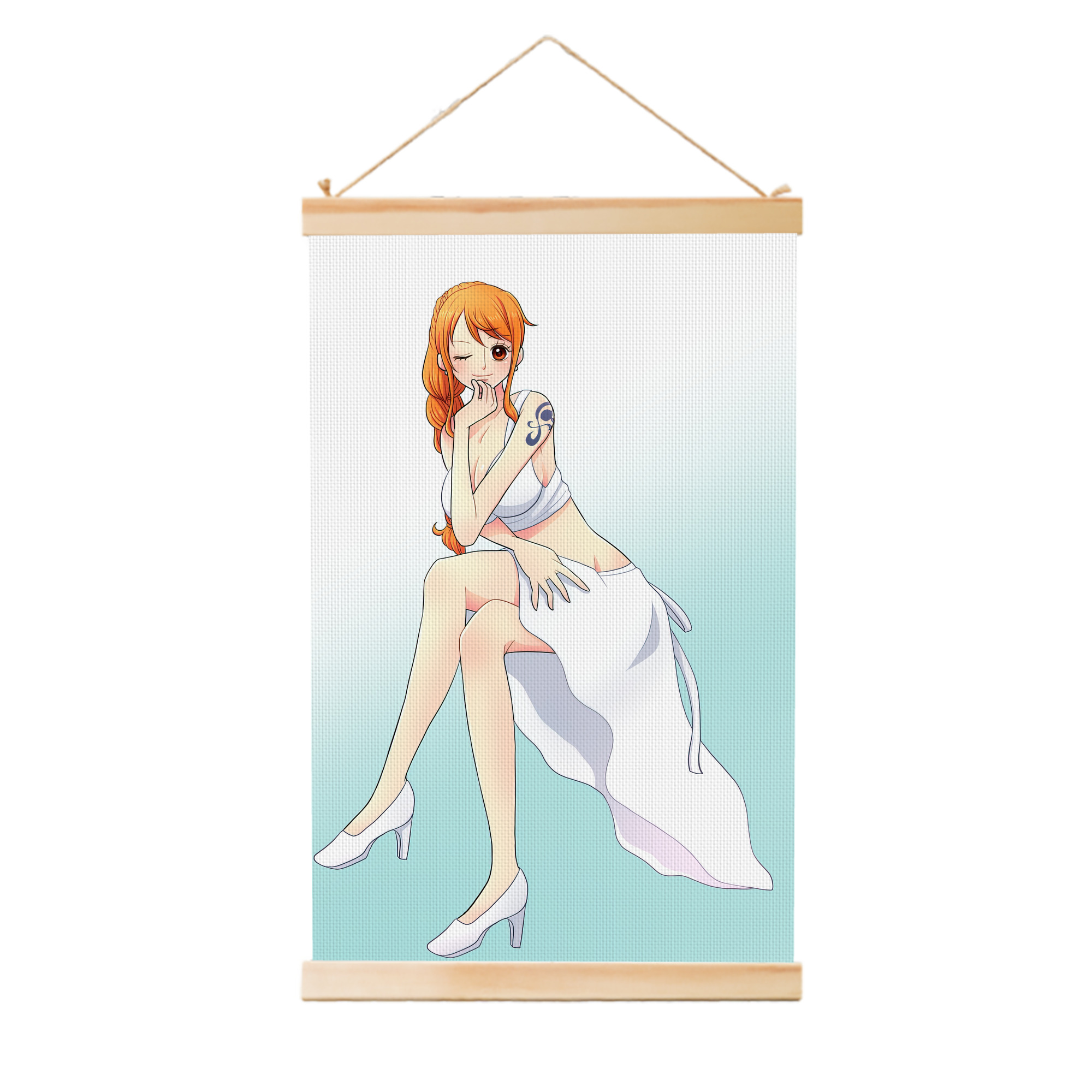 （画像用） ワンピース ONE PIECE 木製軸タペストリー