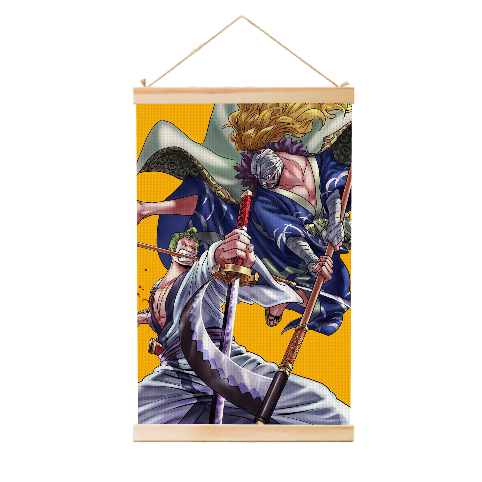 （画像用） ワンピース ONE PIECE 木製軸タペストリー