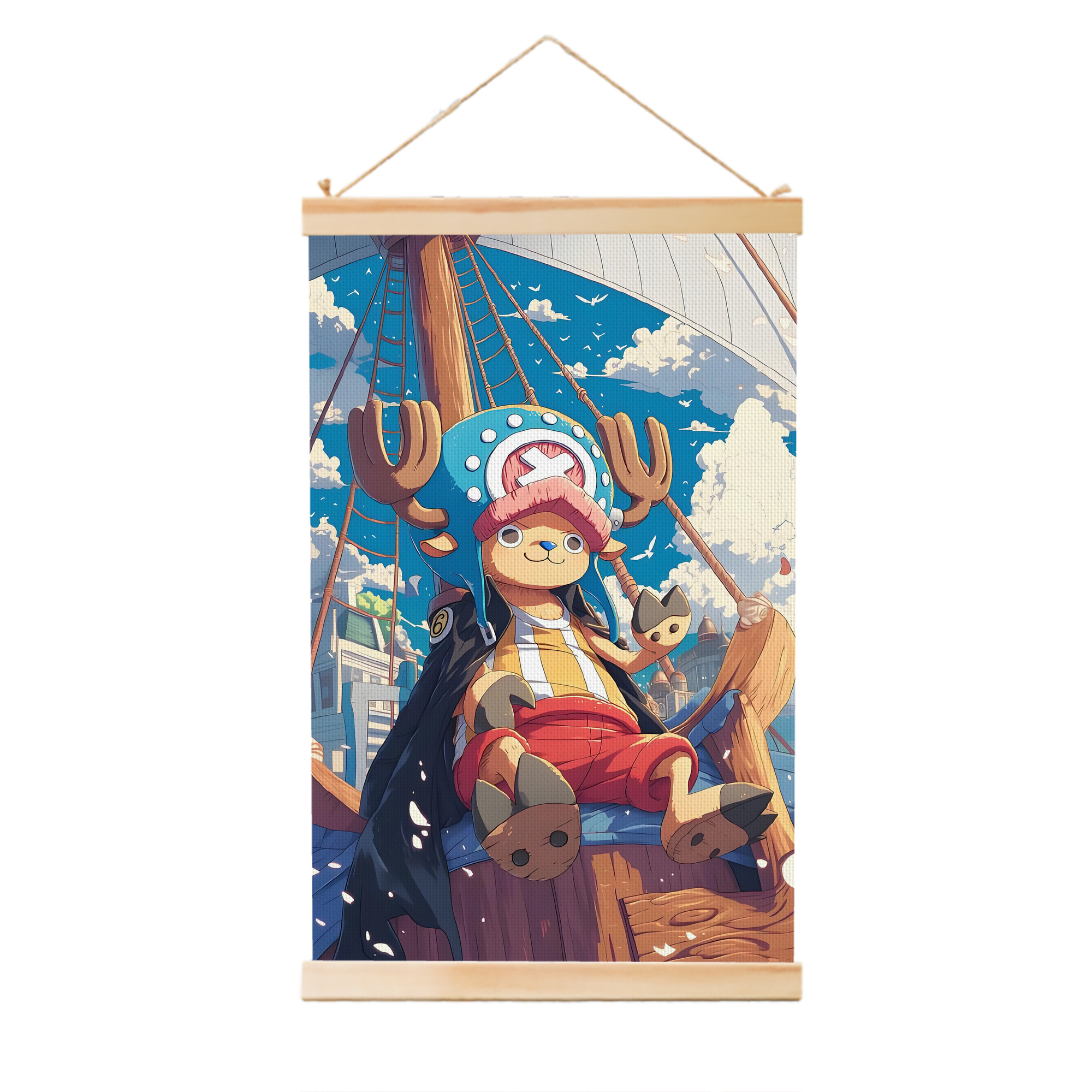 （画像用） ワンピース ONE PIECE 木製軸タペストリー