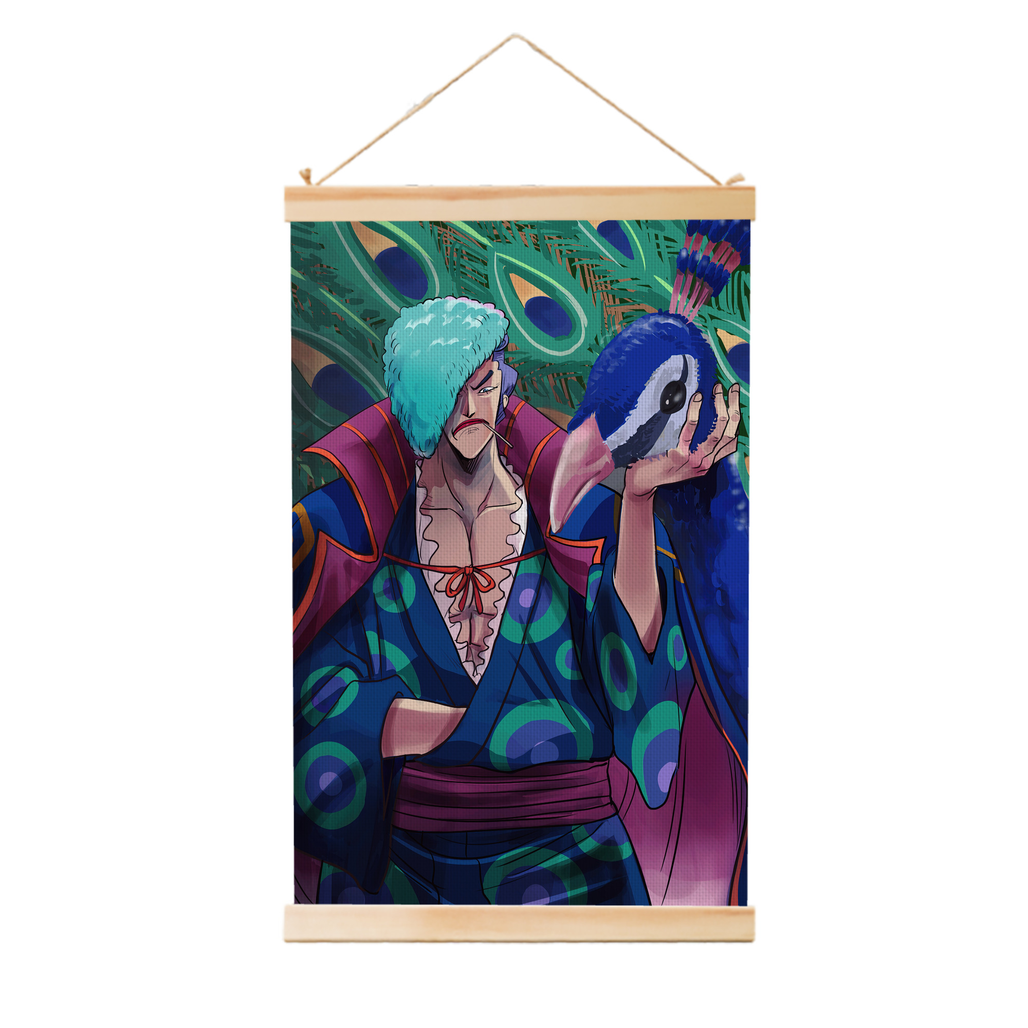 （画像用） ワンピース ONE PIECE 木製軸タペストリー