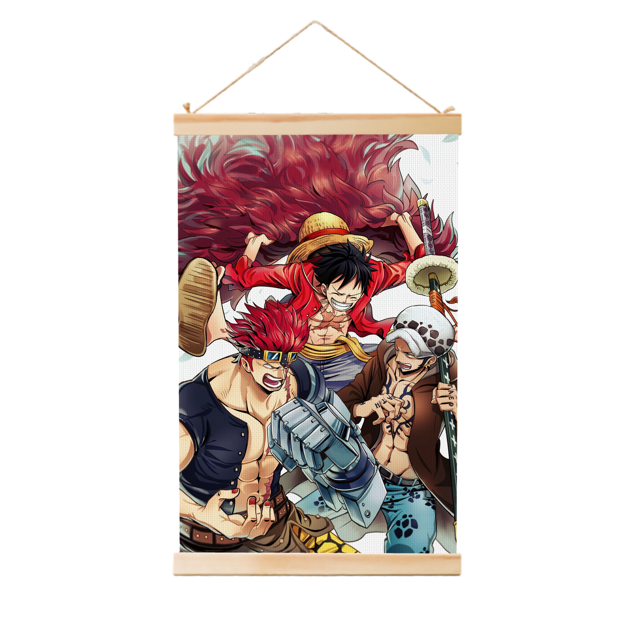 （画像用） ワンピース ONE PIECE 木製軸タペストリー