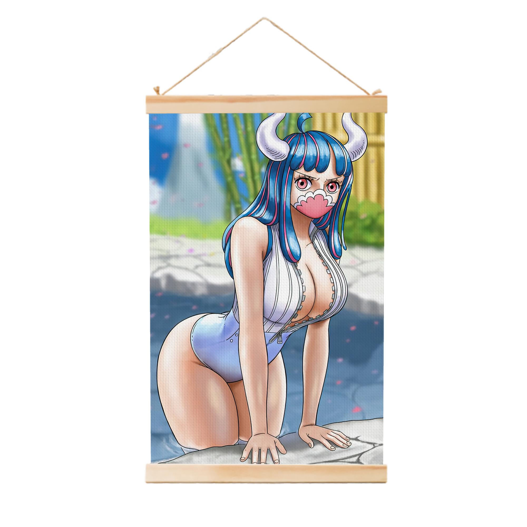 （画像用） ワンピース ONE PIECE 木製軸タペストリー