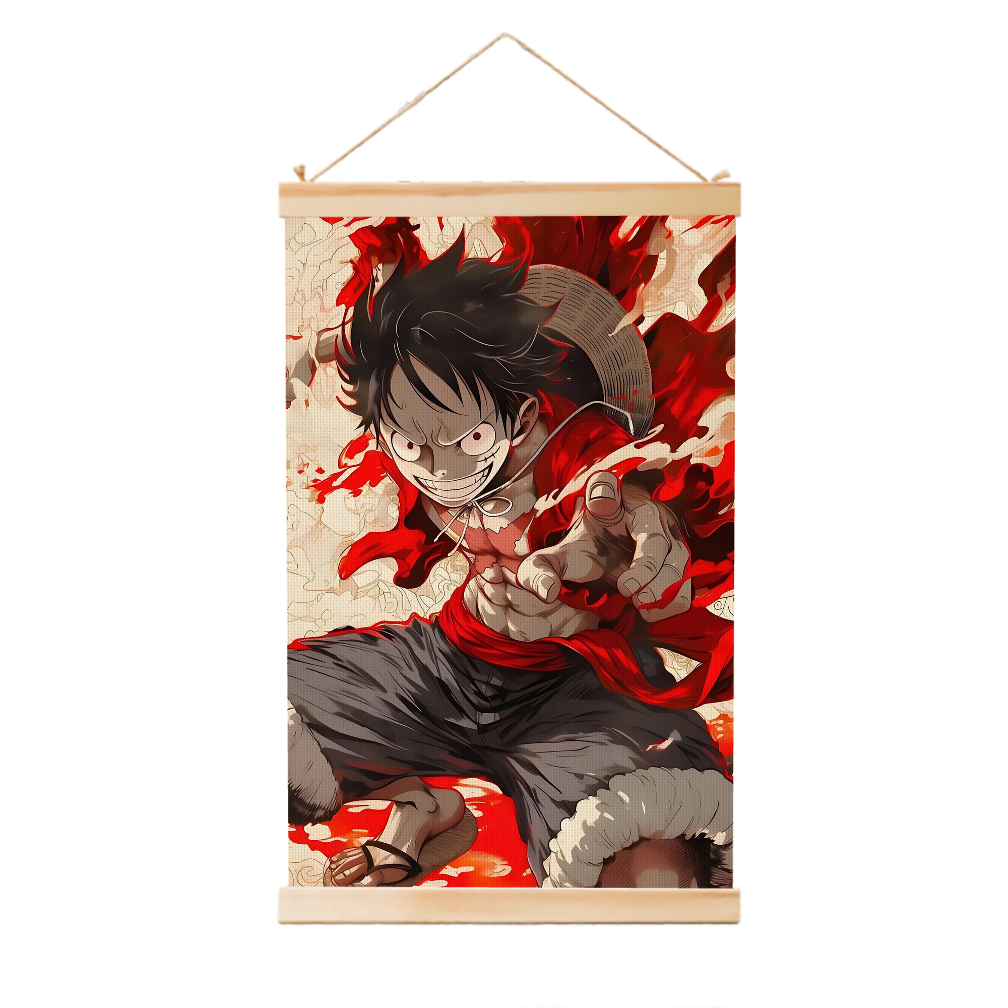 （画像用） ワンピース ONE PIECE 木製軸タペストリー