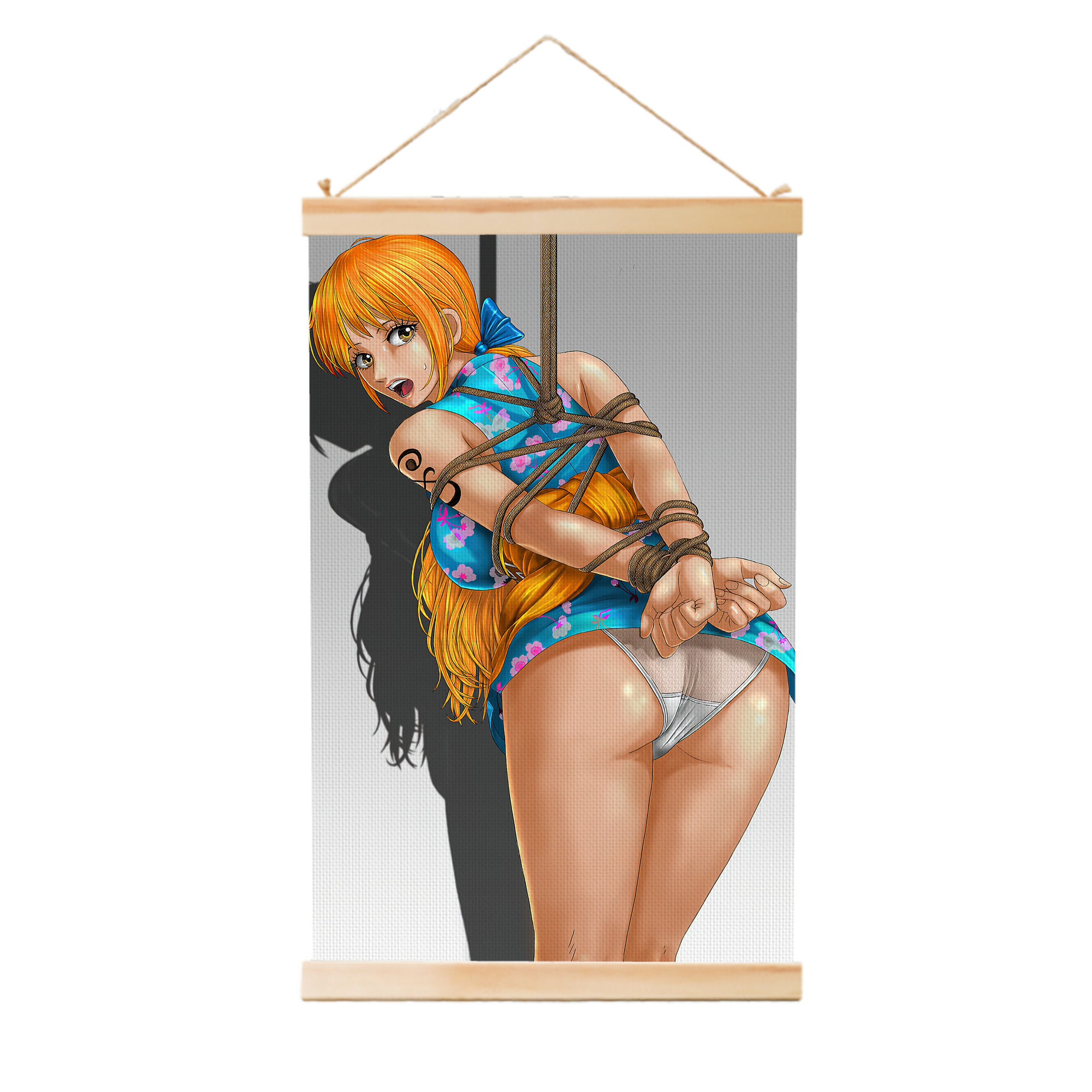 （画像用） ワンピース ONE PIECE 木製軸タペストリー