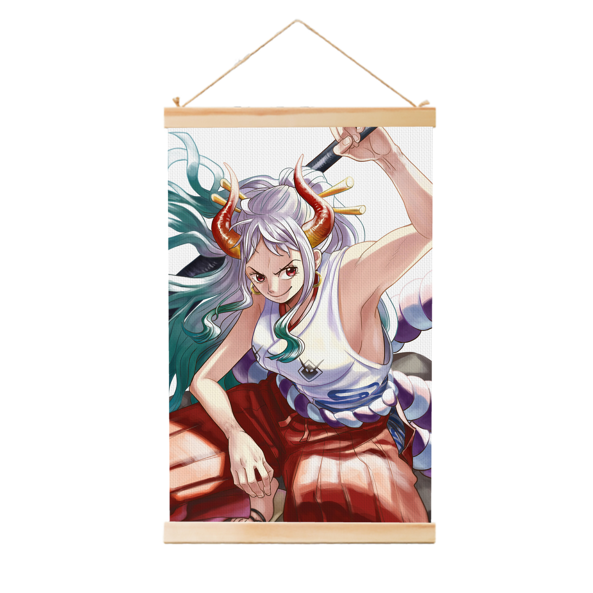 （画像用） ワンピース ONE PIECE 木製軸タペストリー