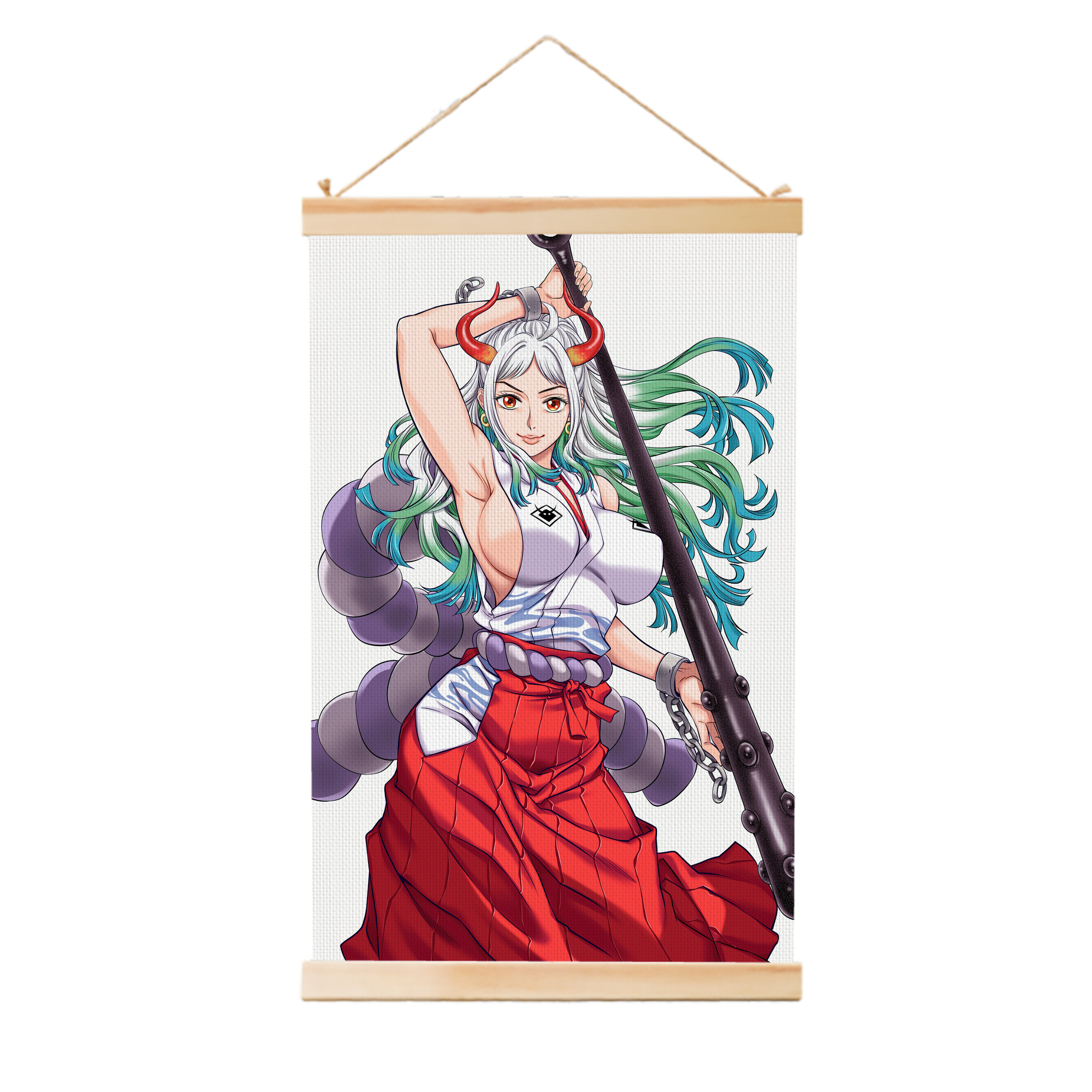 （画像用） ワンピース ONE PIECE 木製軸タペストリー
