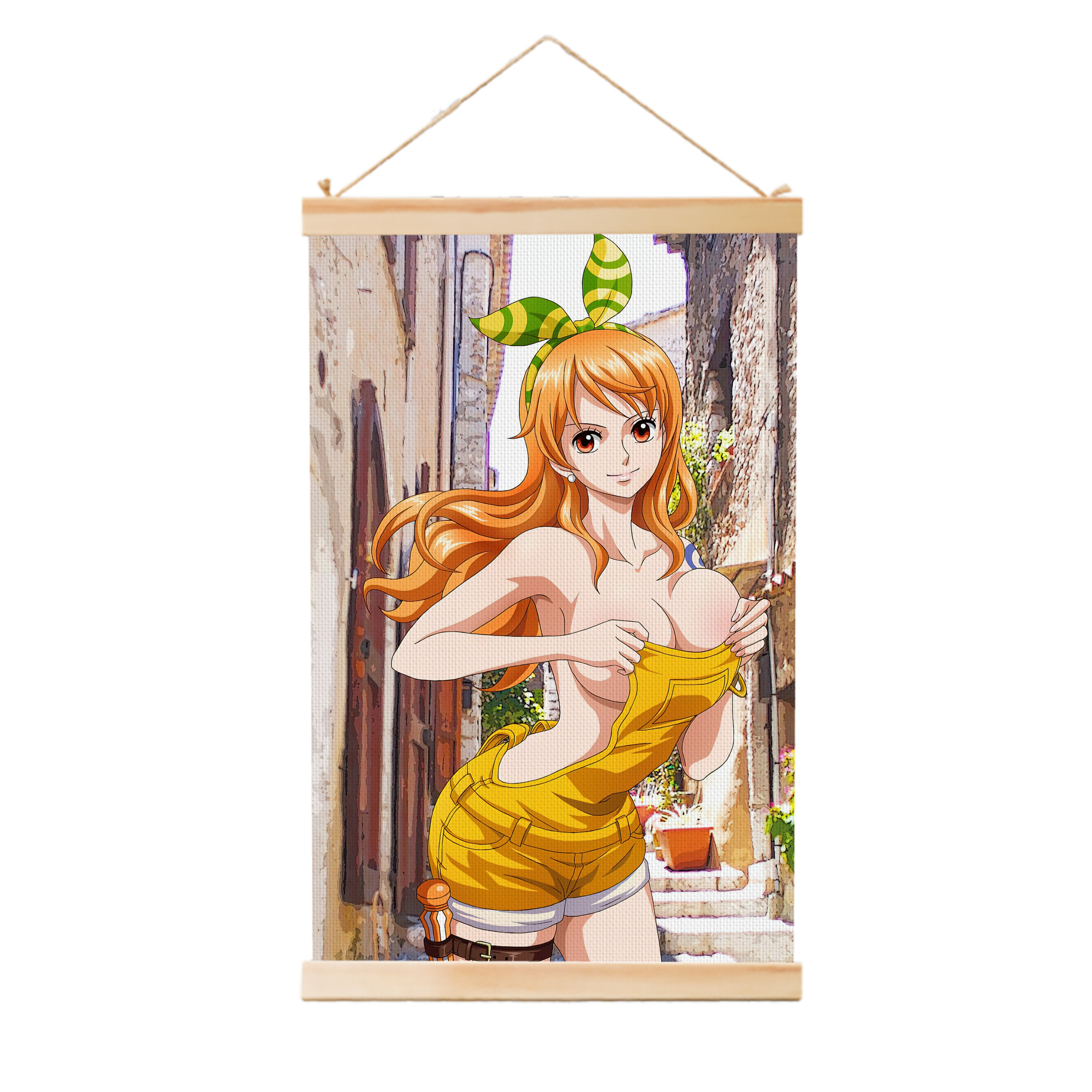 （画像用） ワンピース ONE PIECE 木製軸タペストリー
