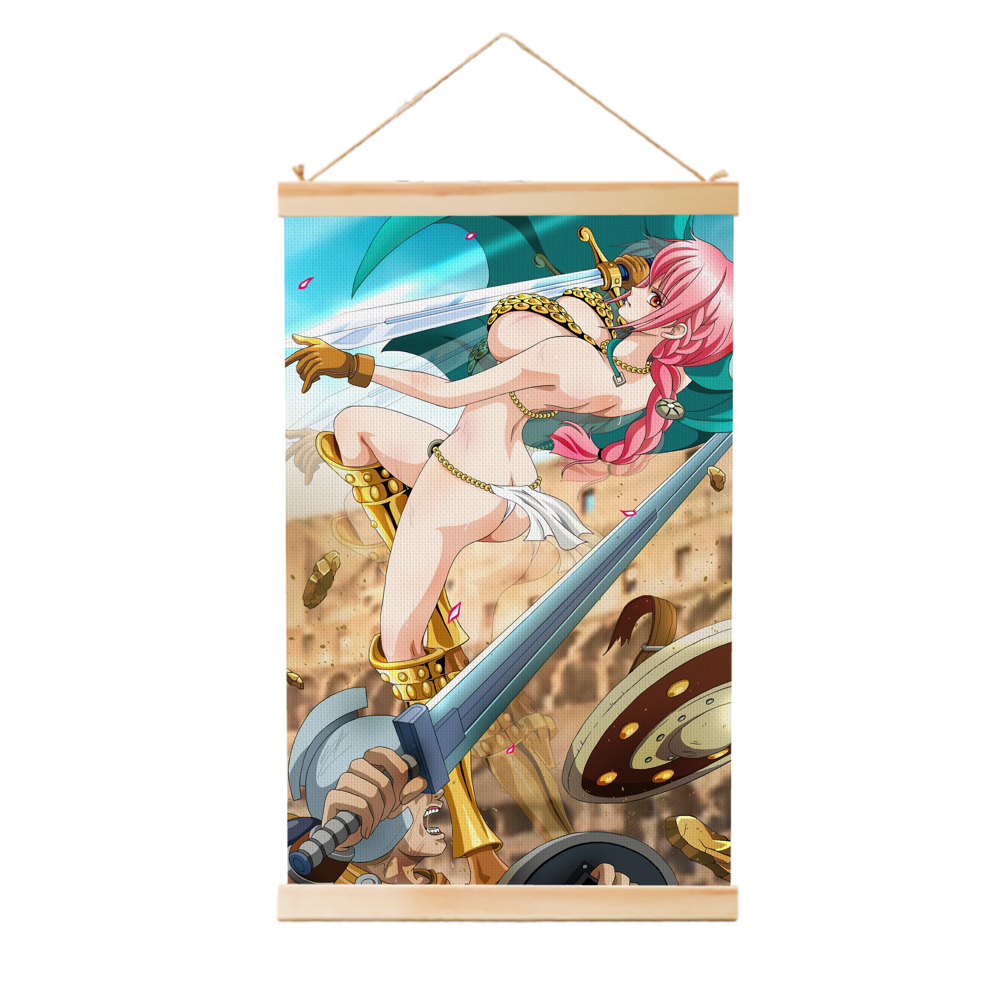 （画像用） ワンピース ONE PIECE 木製軸タペストリー