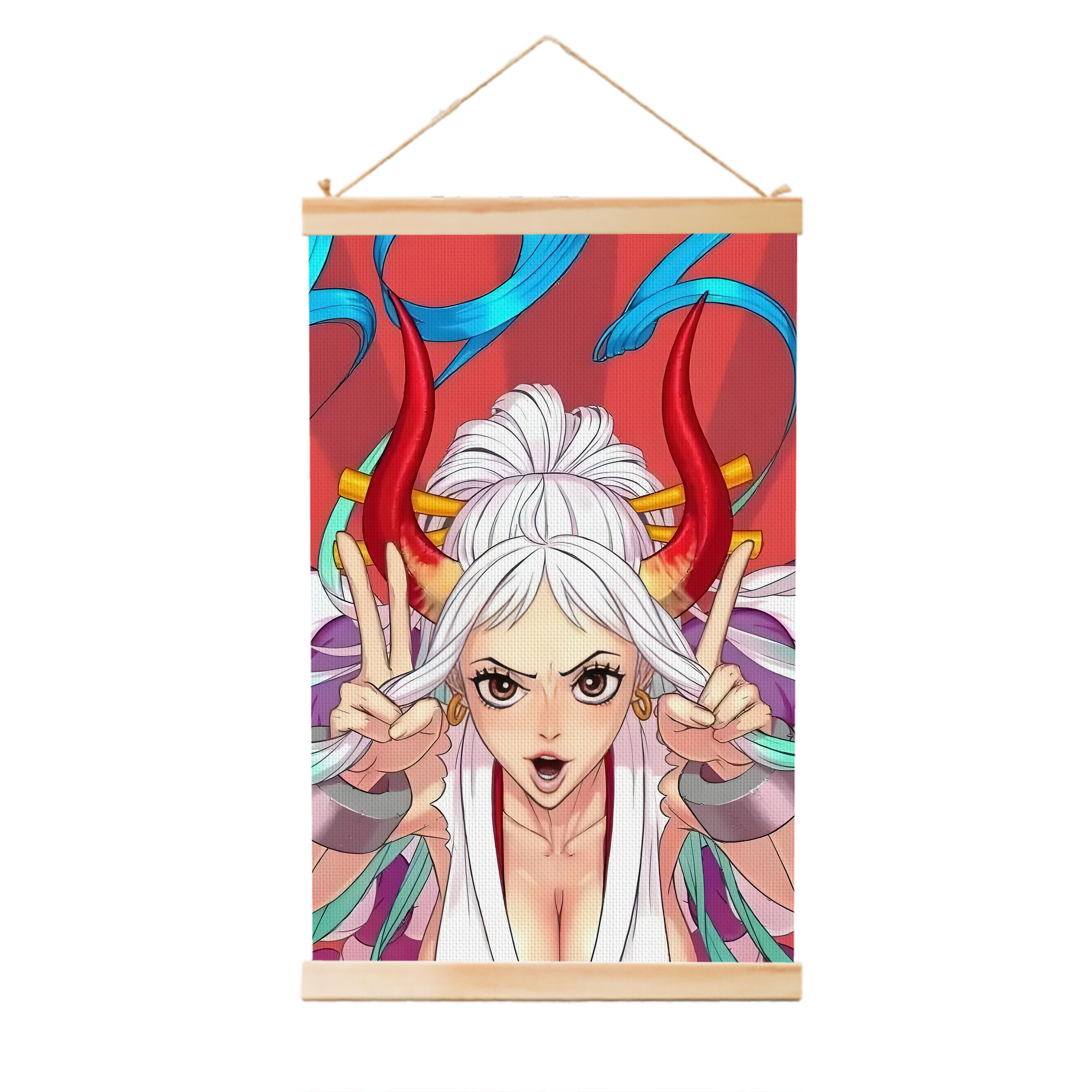 （画像用） ワンピース ONE PIECE 木製軸タペストリー
