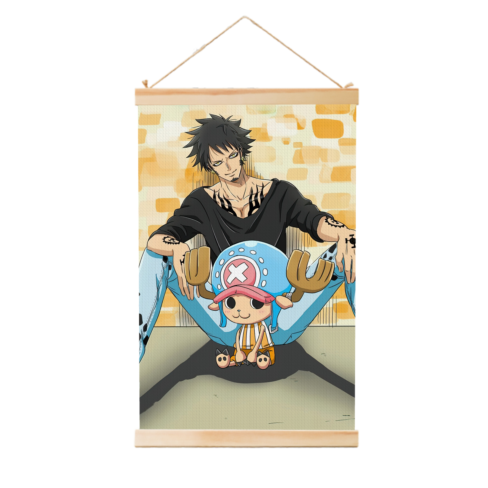 （画像用） ワンピース ONE PIECE 木製軸タペストリー