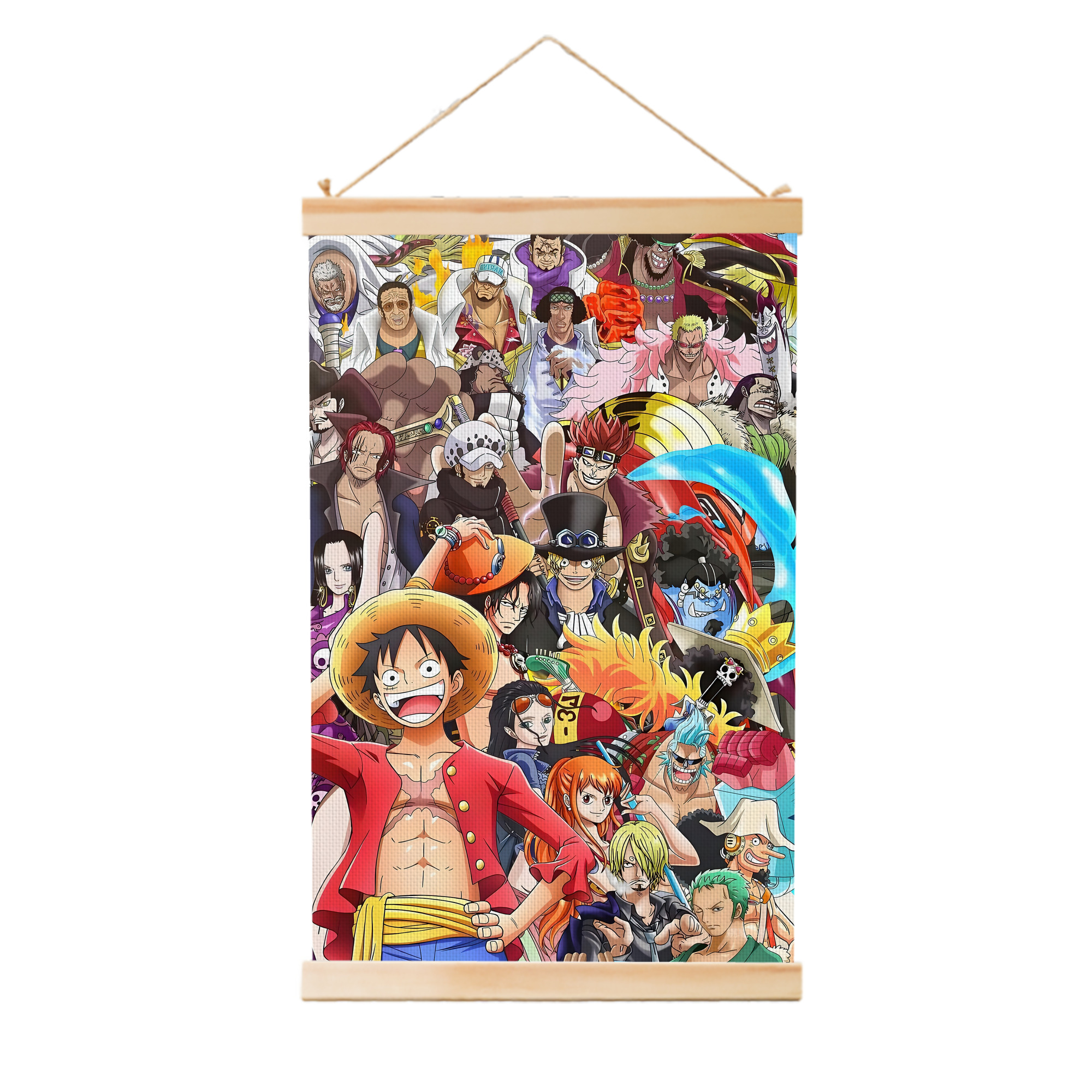 （画像用） ワンピース ONE PIECE 木製軸タペストリー