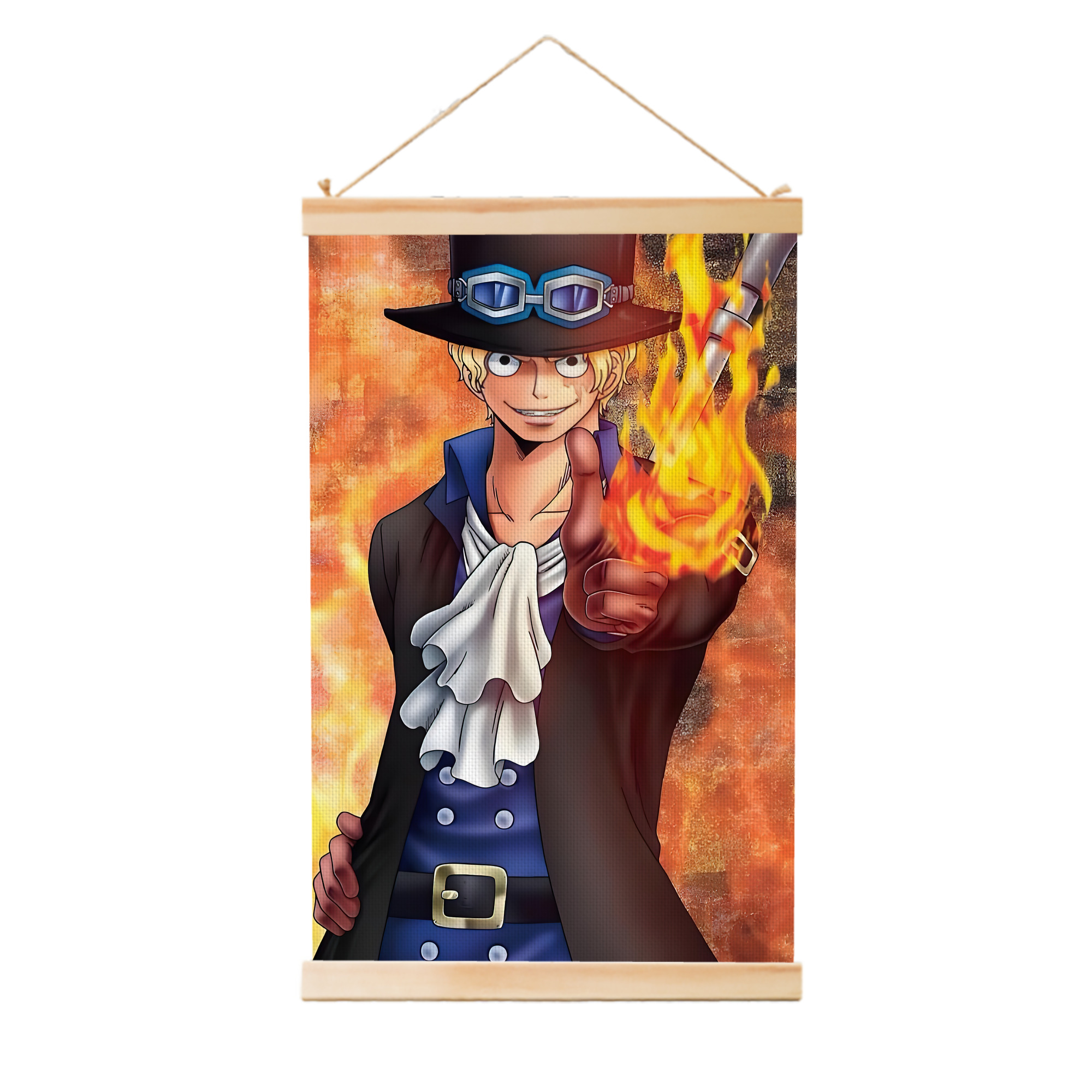 （画像用） ワンピース ONE PIECE 木製軸タペストリー
