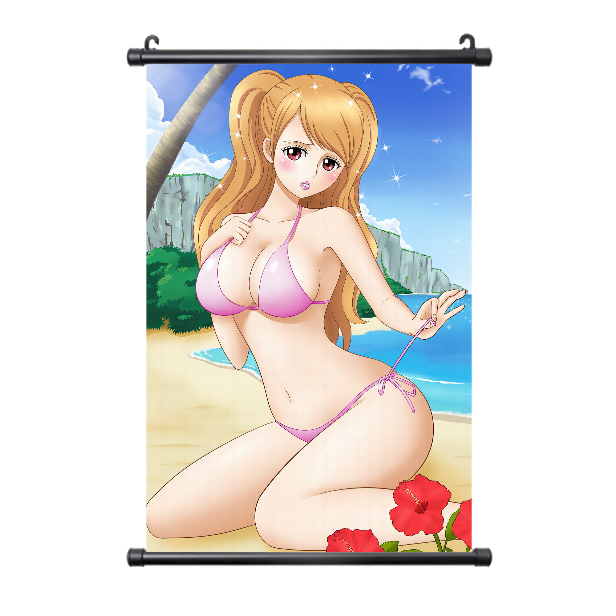 （画像用） ワンピース ONE PIECE PVCブラック軸タペストリー（複数サイズ）