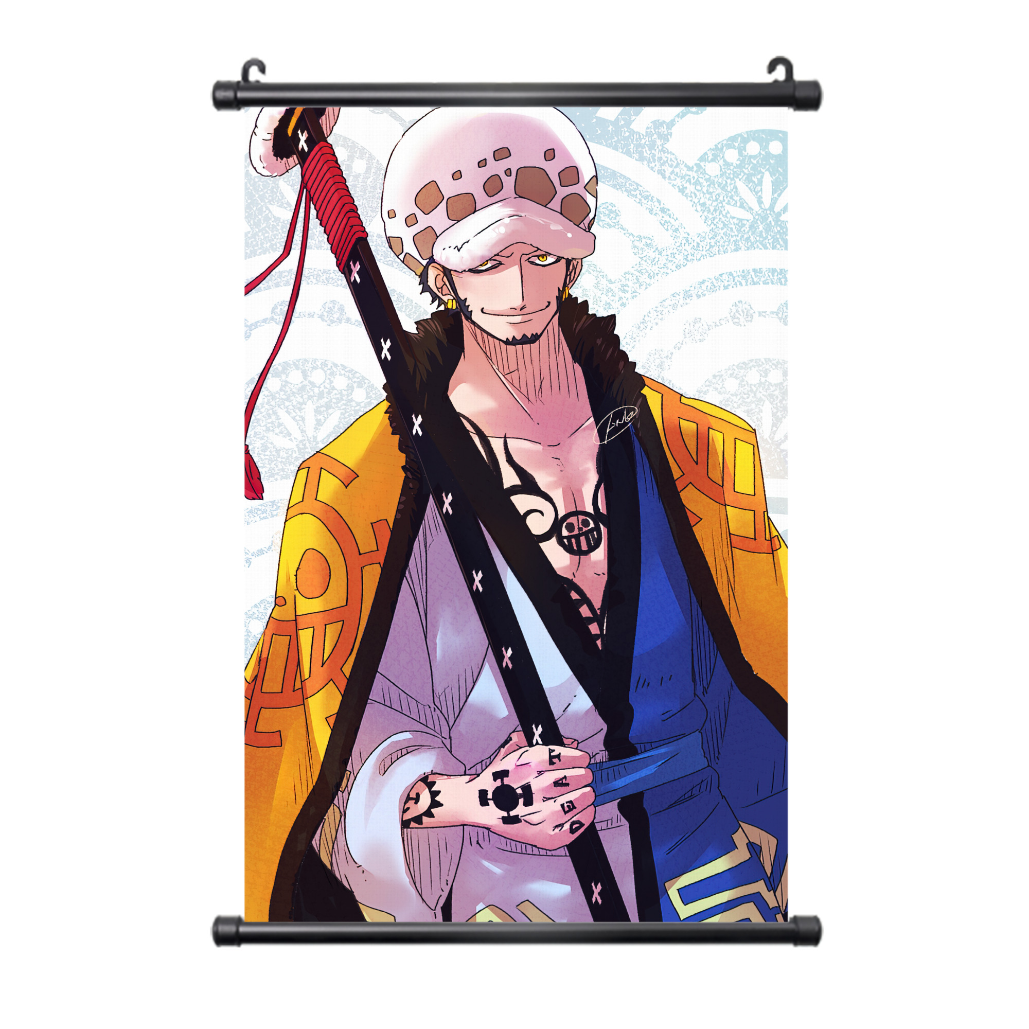 （画像用） ワンピース ONE PIECE PVCブラック軸タペストリー（複数サイズ）
