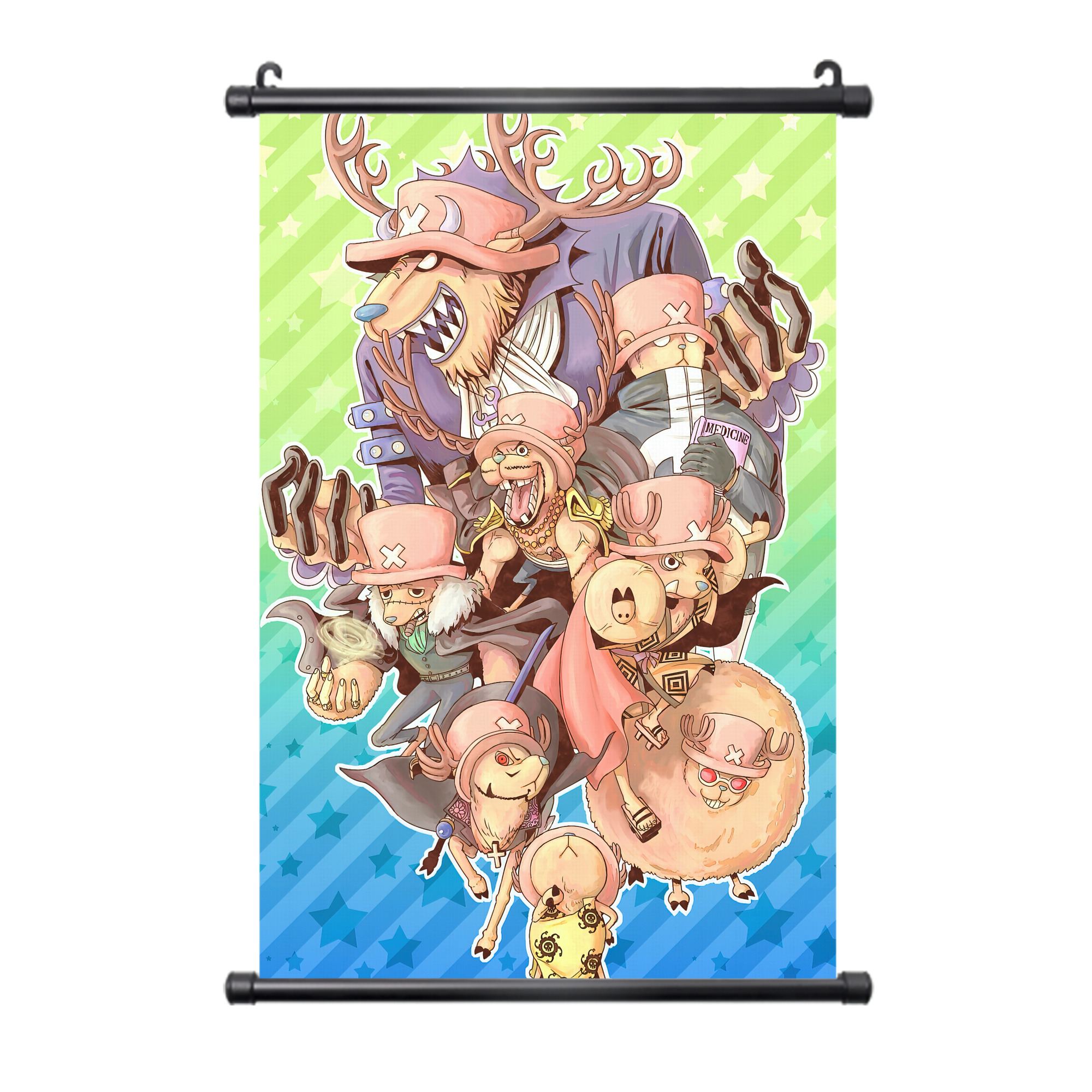 （画像用） ワンピース ONE PIECE PVCブラック軸タペストリー（複数サイズ）