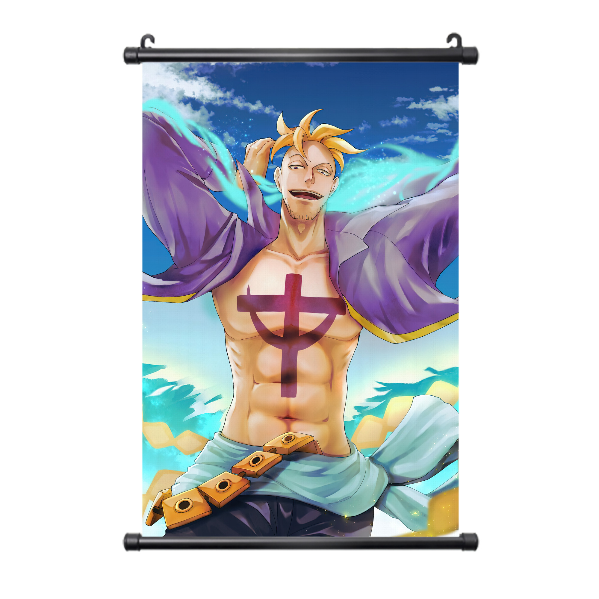 （画像用） ワンピース ONE PIECE PVCブラック軸タペストリー（複数サイズ）