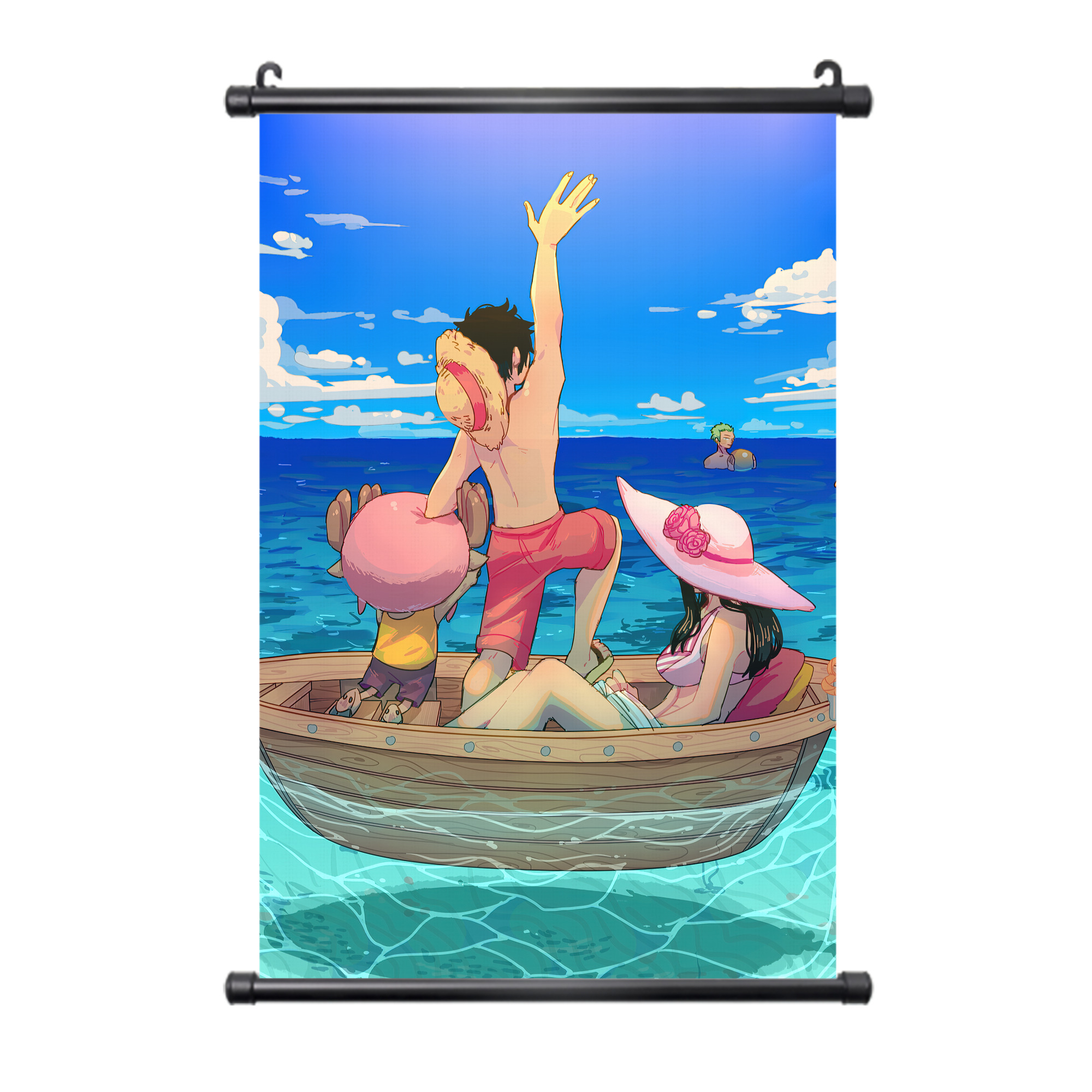 （画像用） ワンピース ONE PIECE PVCブラック軸タペストリー（複数サイズ）
