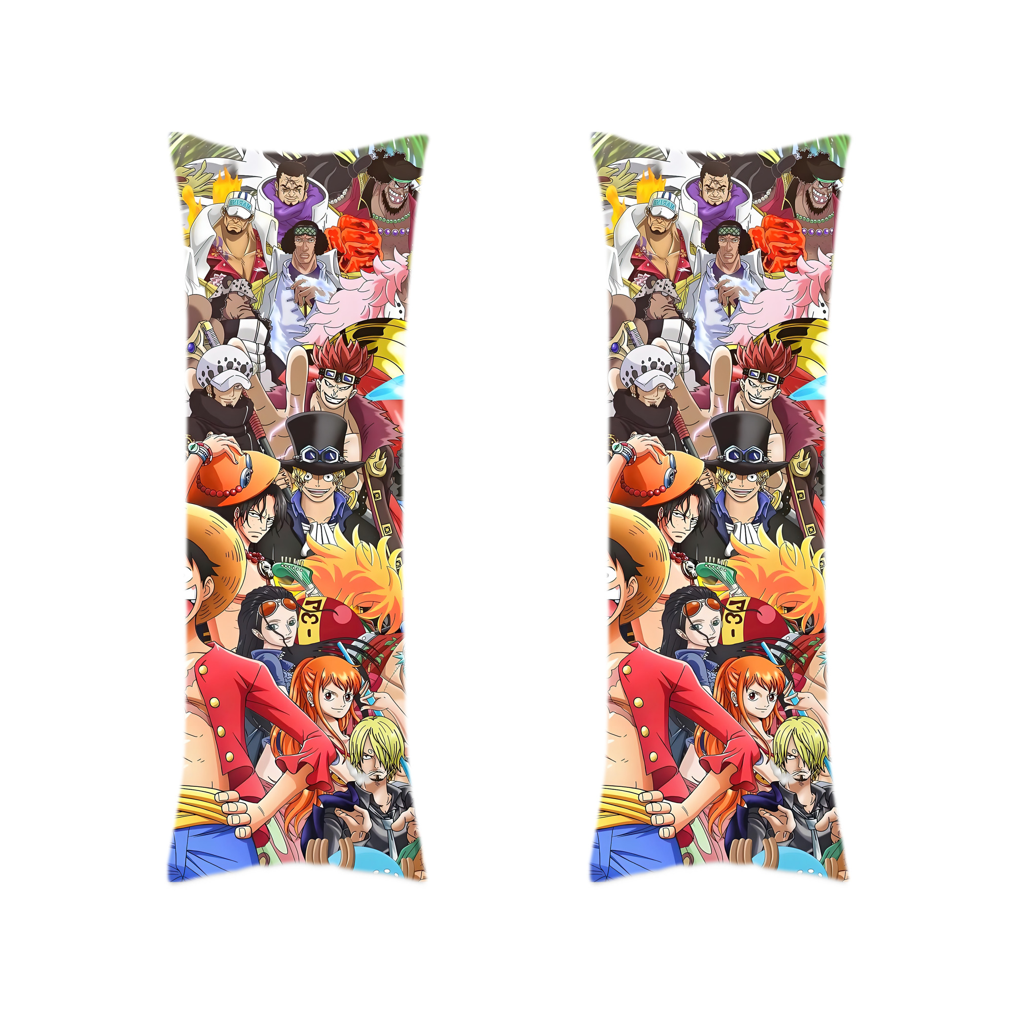 （画像用） ワンピース ONE PIECE ロング抱き枕カバー 両面プリントタイプ（サイズ選択可）