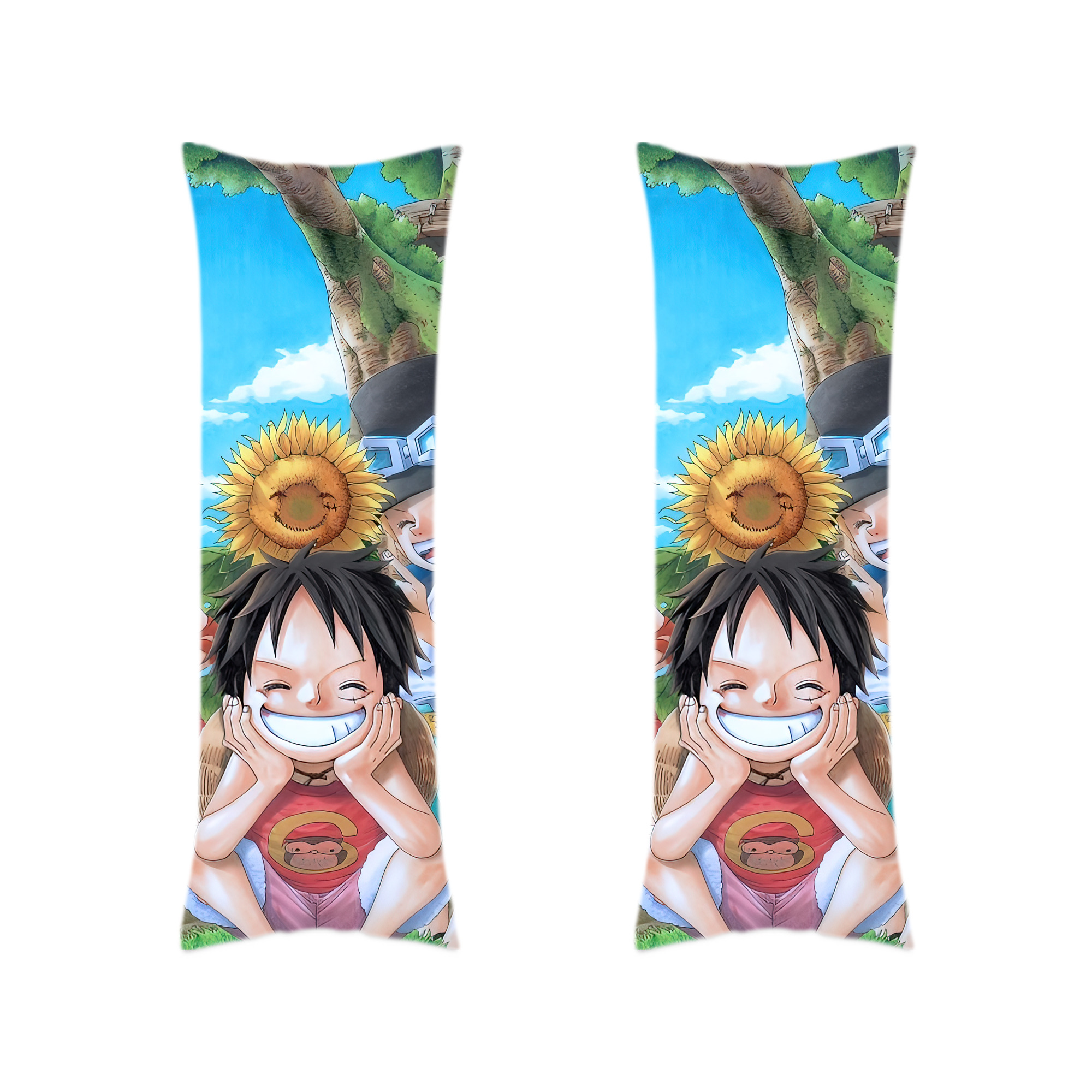 （画像用） ワンピース ONE PIECE ロング抱き枕カバー 両面プリントタイプ（サイズ選択可）
