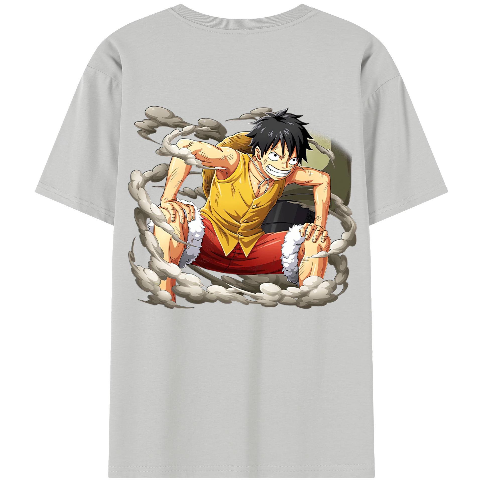 ワンピース モンキー・D・ルフィ ONE PIECE Monkey D. Luffy レディース半袖Tシャツ(バックプリント)