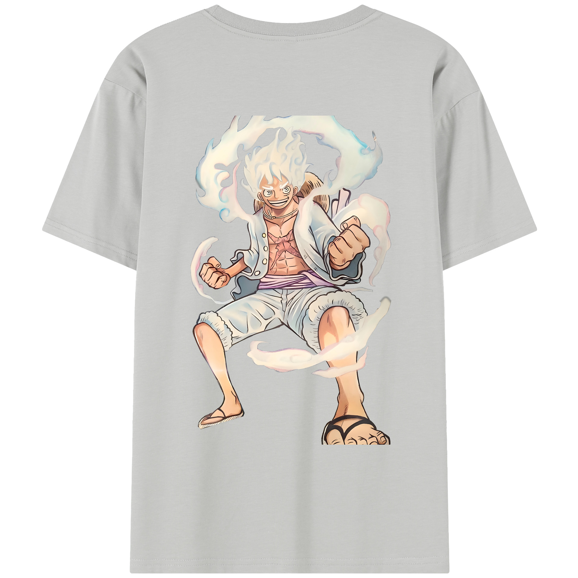 ワンピース モンキー・D・ルフィ ONE PIECE Monkey D. Luffy レディース半袖Tシャツ(バックプリント)