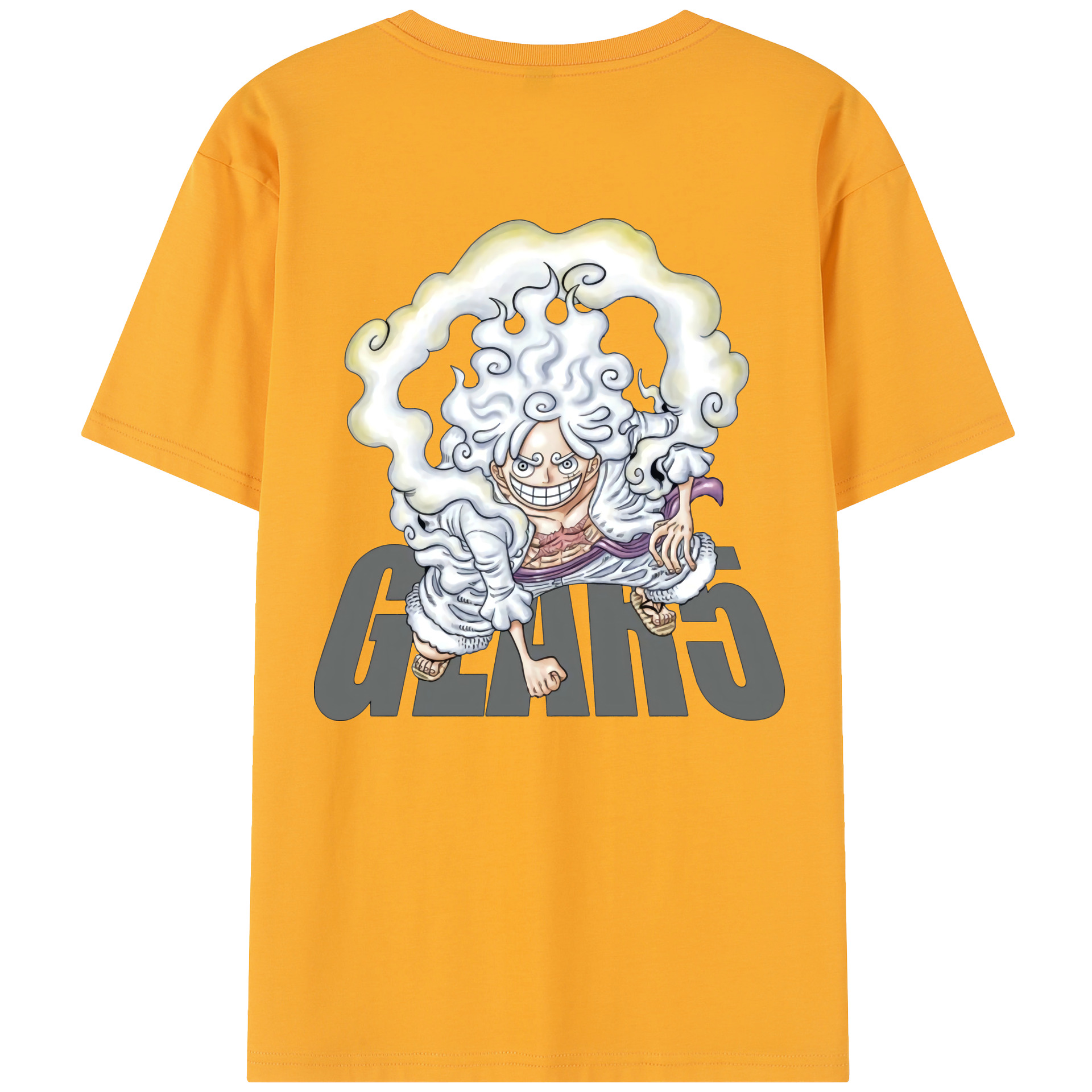ワンピース モンキー・D・ルフィ ONE PIECE Monkey D. Luffy レディース半袖Tシャツ(バックプリント)