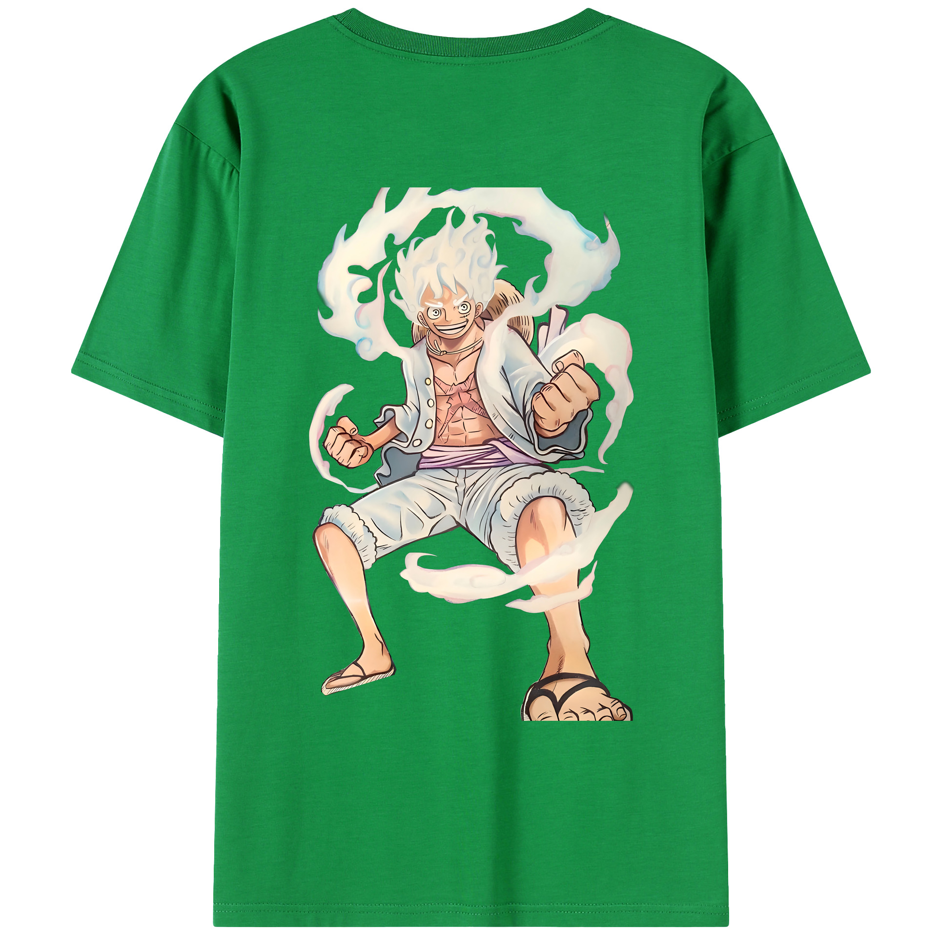ワンピース モンキー・D・ルフィ ONE PIECE Monkey D. Luffy レディース半袖Tシャツ(バックプリント)