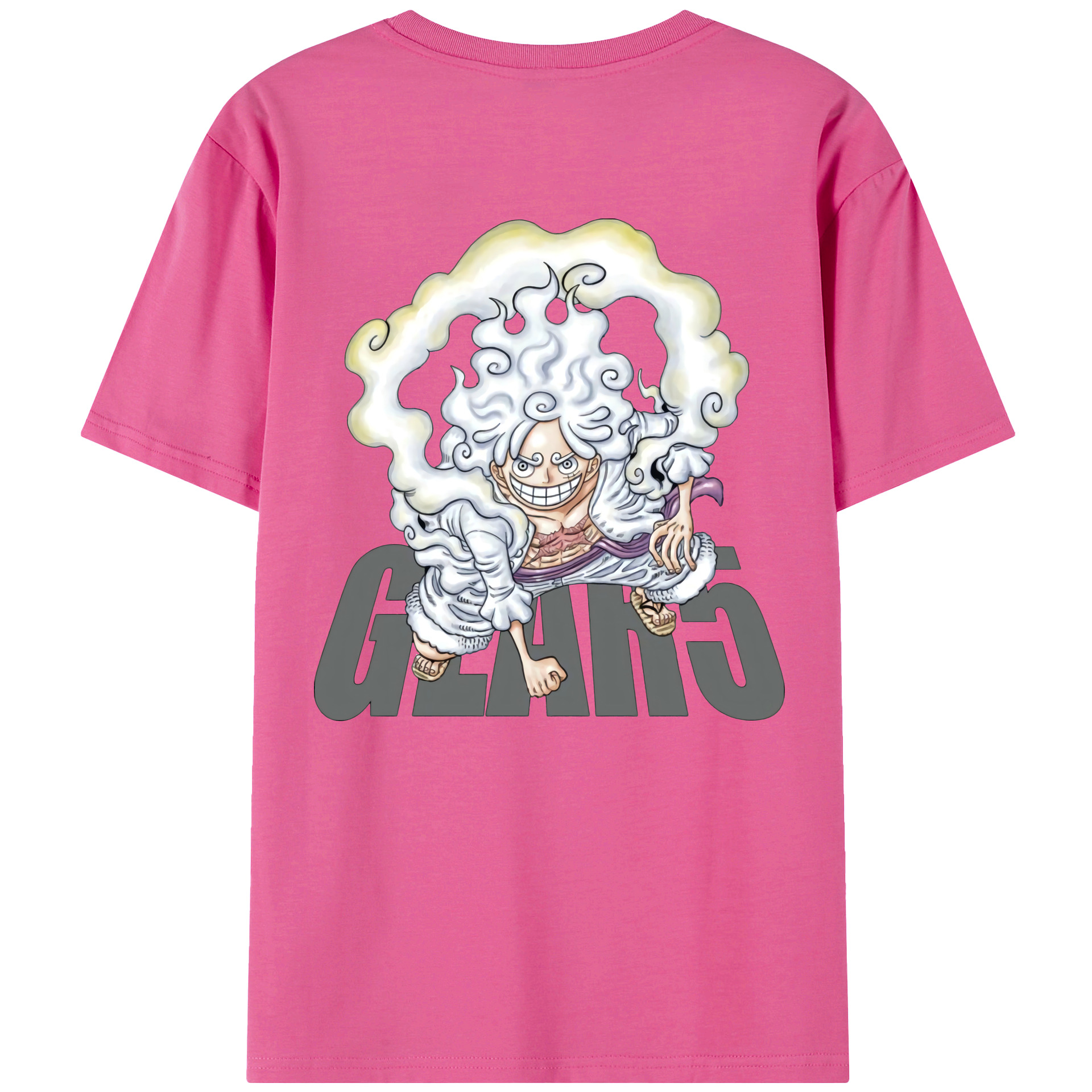 ワンピース モンキー・D・ルフィ ONE PIECE Monkey D. Luffy レディース半袖Tシャツ(バックプリント)