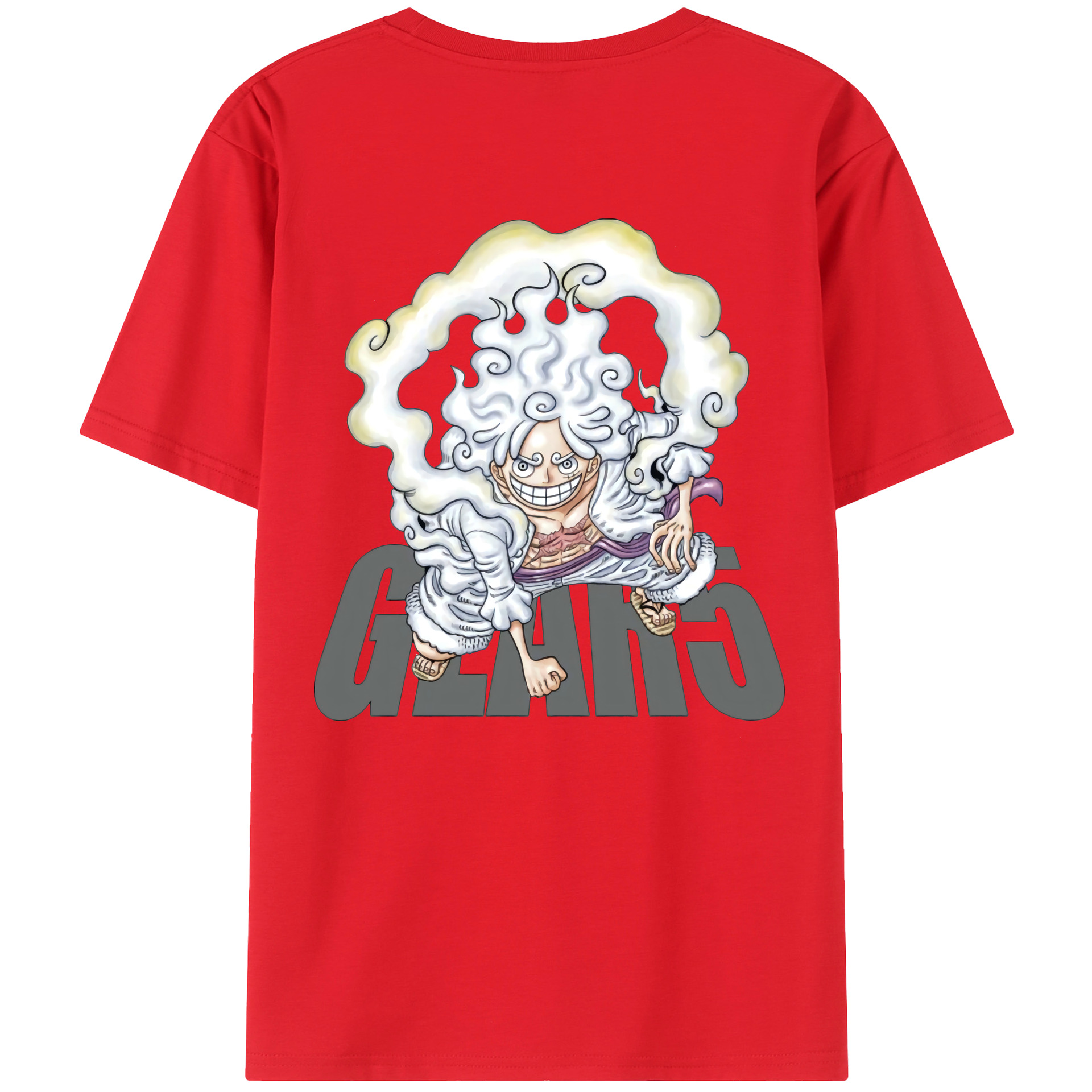 ワンピース モンキー・D・ルフィ ONE PIECE Monkey D. Luffy レディース半袖Tシャツ(バックプリント)