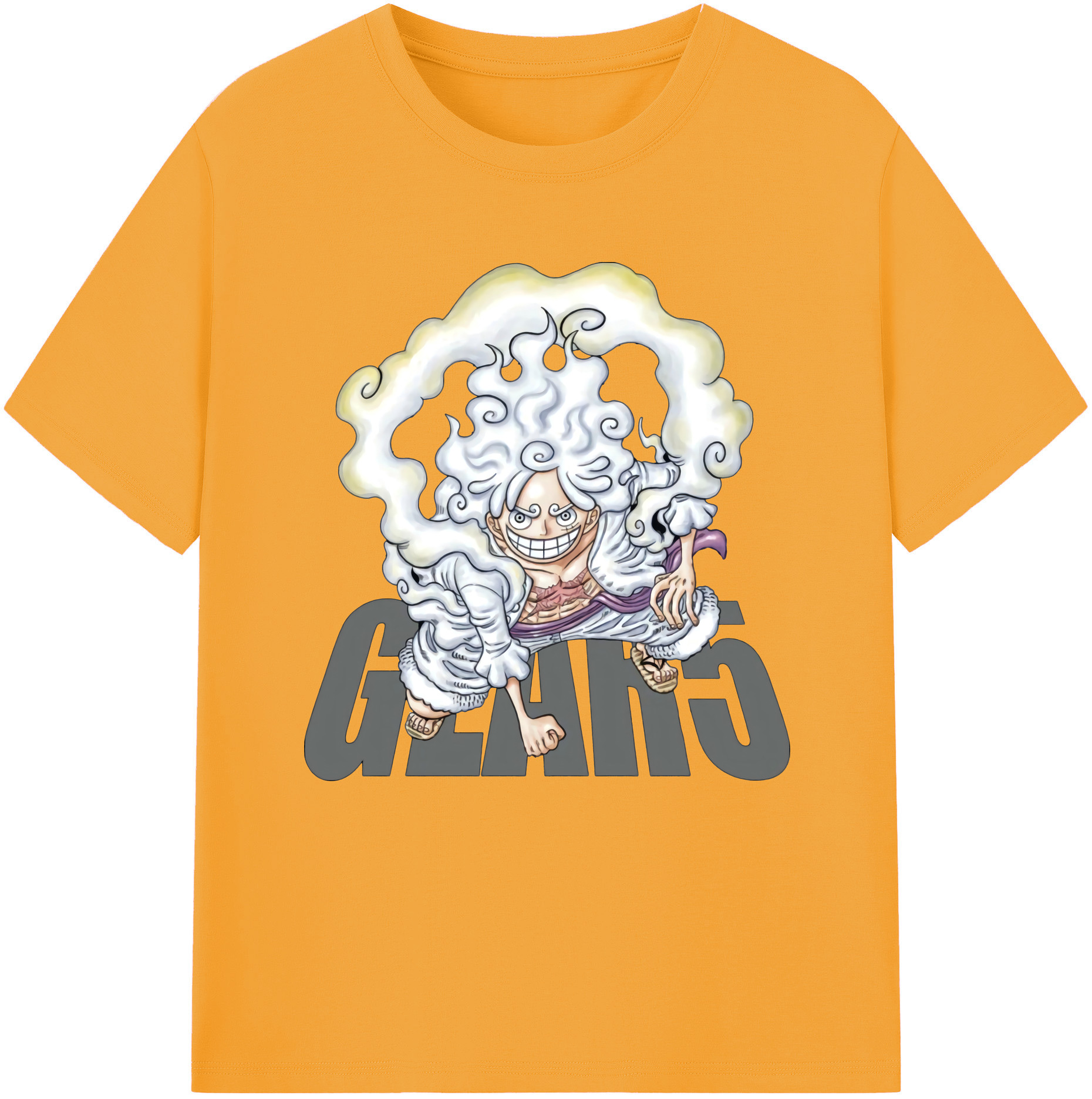 ワンピース モンキー・D・ルフィ ONE PIECE Monkey D. Luffy レディースカジュアルプリントTシャツ（綿100％）