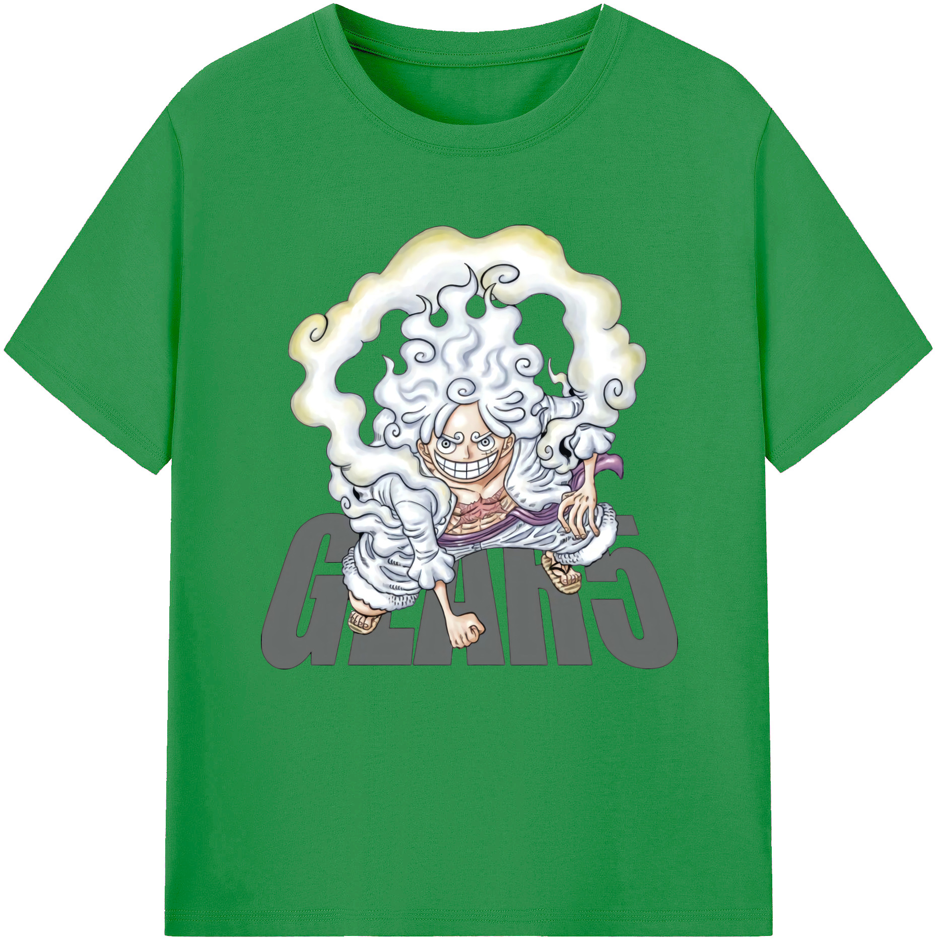 ワンピース モンキー・D・ルフィ ONE PIECE Monkey D. Luffy レディースカジュアルプリントTシャツ（綿100％）