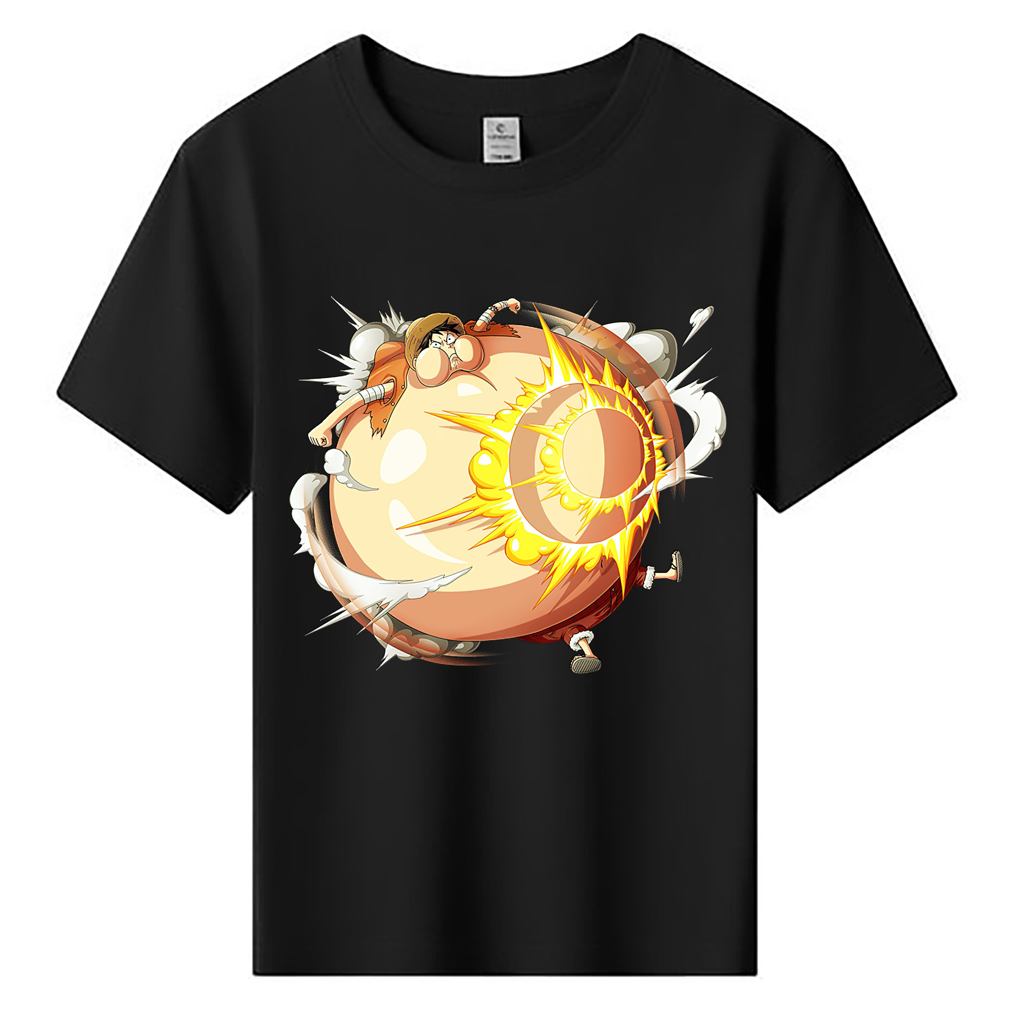 （画像用） ワンピース モンキー・D・ルフィ ONE PIECE Monkey D. Luffy 綿100％キッズTシャツ（フロントプリント）