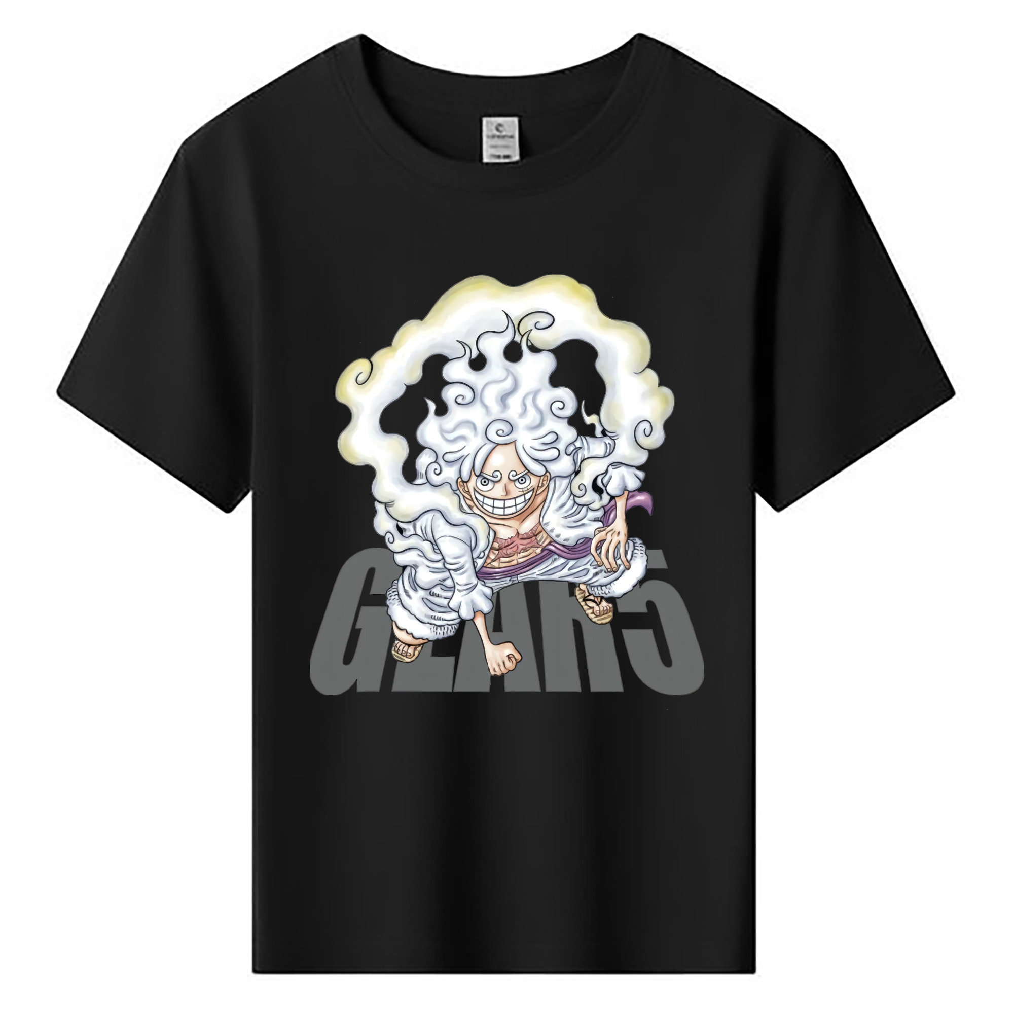 ワンピース モンキー・D・ルフィ ONE PIECE Monkey D. Luffy 綿100％キッズTシャツ（フロントプリント）
