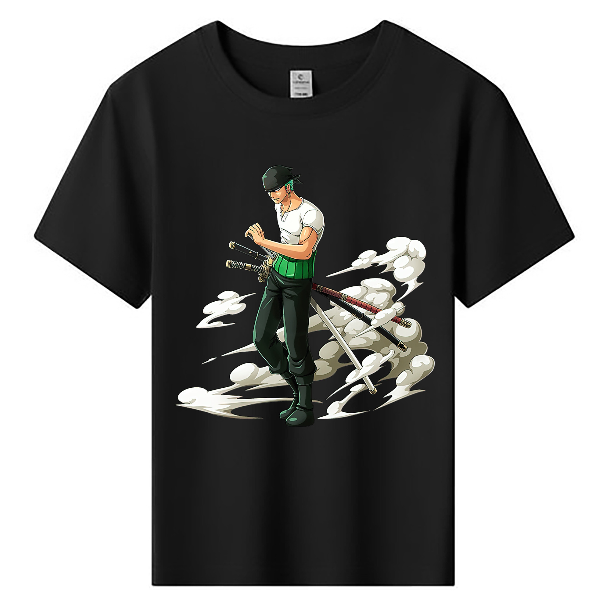 ワンピース ロロノア・ゾロ ONE PIECE Roronoa Zoro 綿100％キッズTシャツ（フロントプリント）