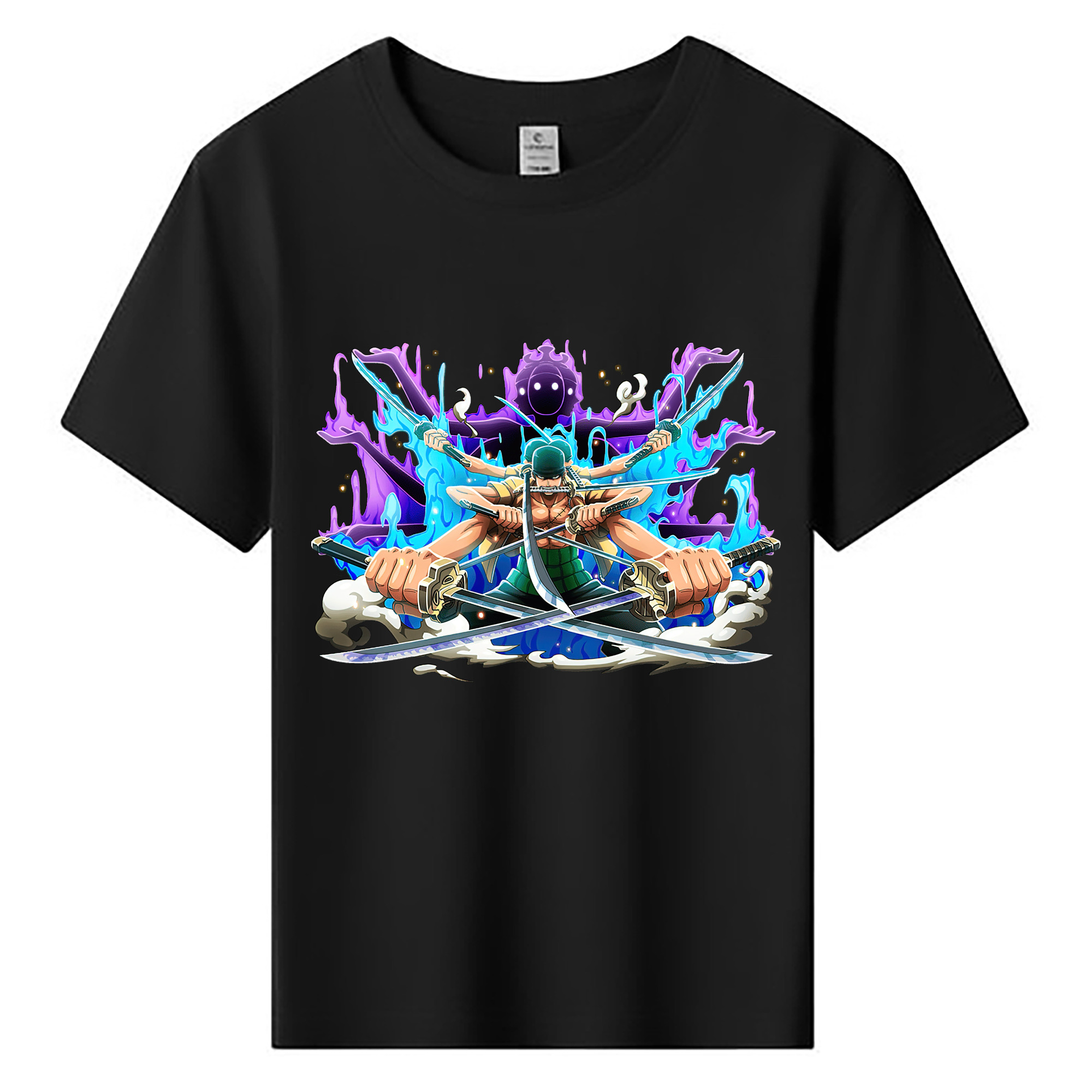 ワンピース ロロノア・ゾロ ONE PIECE Roronoa Zoro 綿100％キッズTシャツ（フロントプリント）
