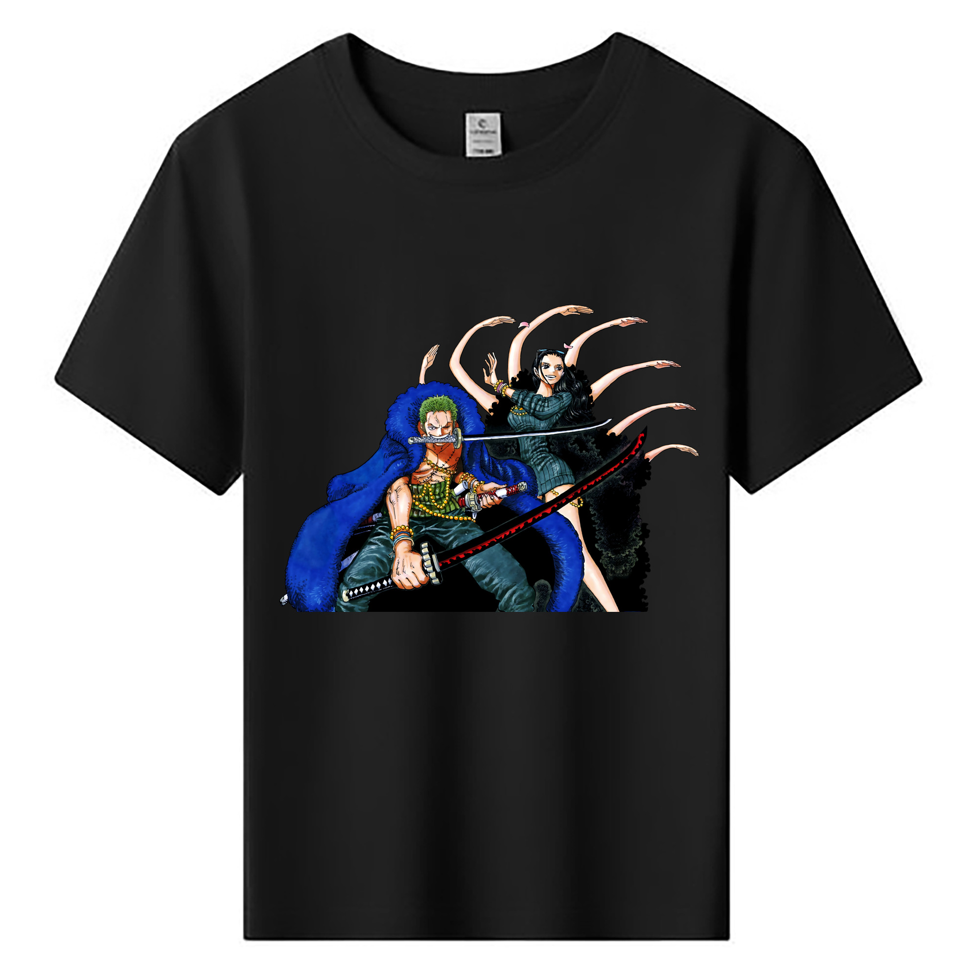 ワンピース ロロノア・ゾロ ONE PIECE Roronoa Zoro 綿100％キッズTシャツ（フロントプリント）