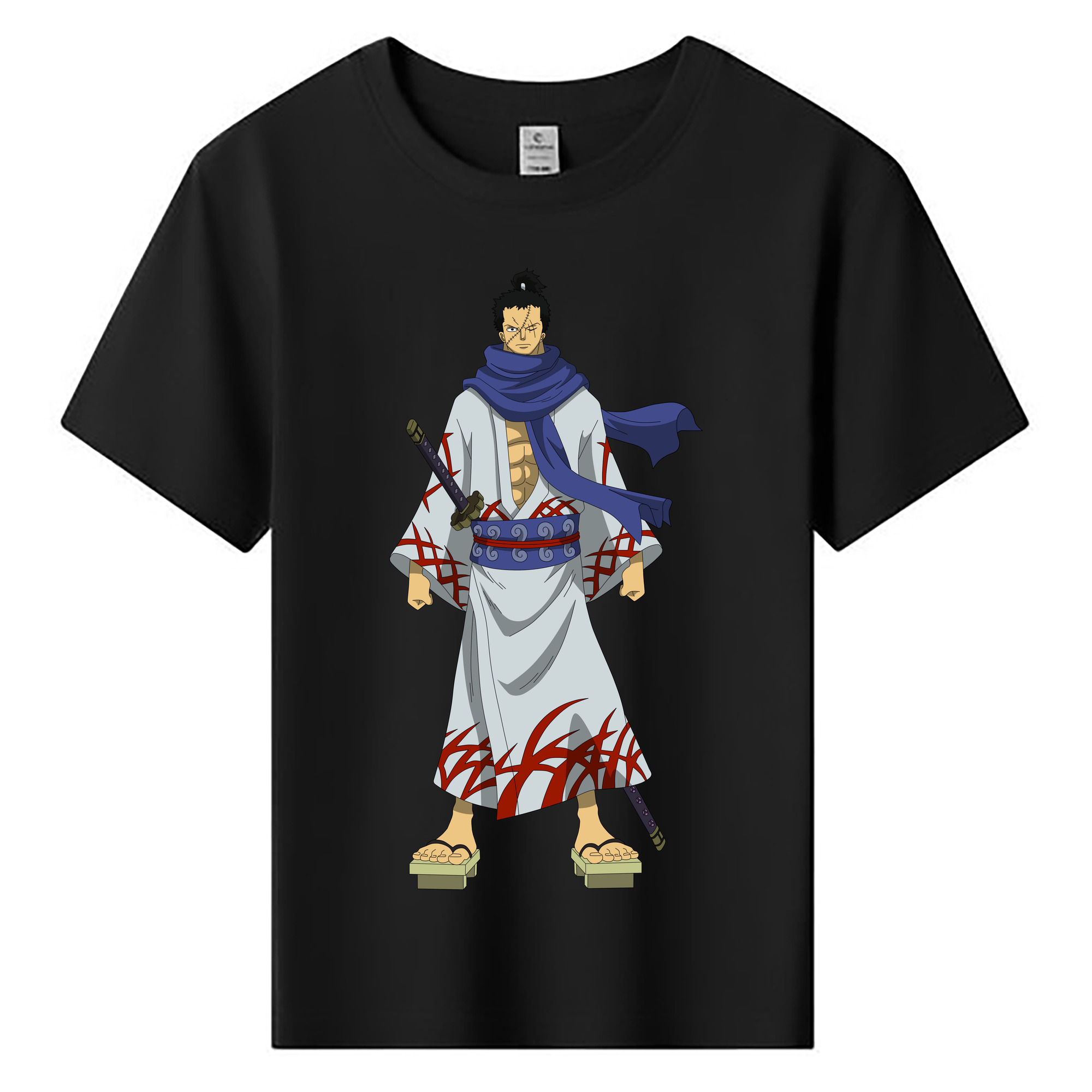 ワンピース ロロノア・ゾロ ONE PIECE Roronoa Zoro 綿100％キッズTシャツ（フロントプリント）