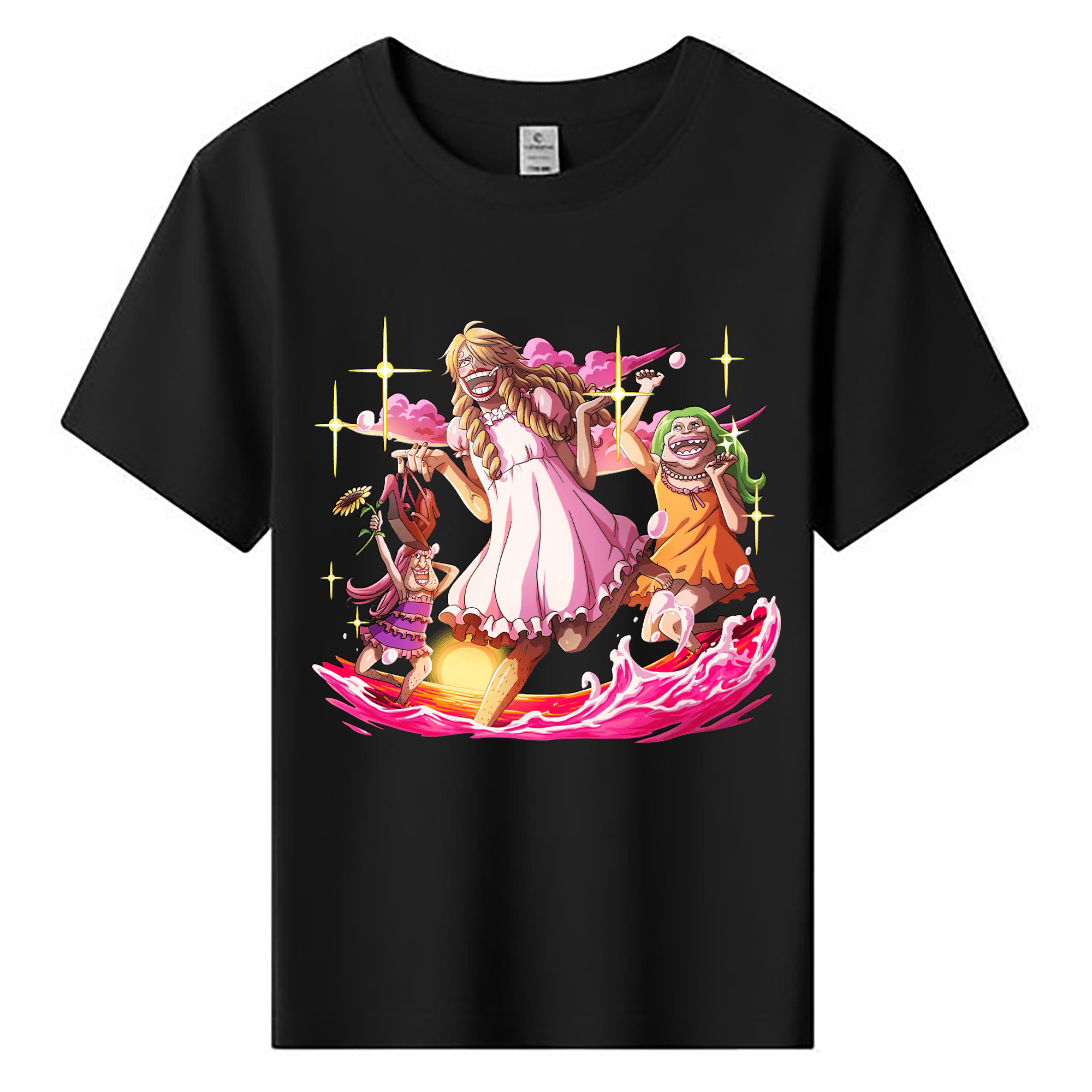 （画像用） ワンピース サンジ ONE PIECE Sanji 綿100％キッズTシャツ（フロントプリント）