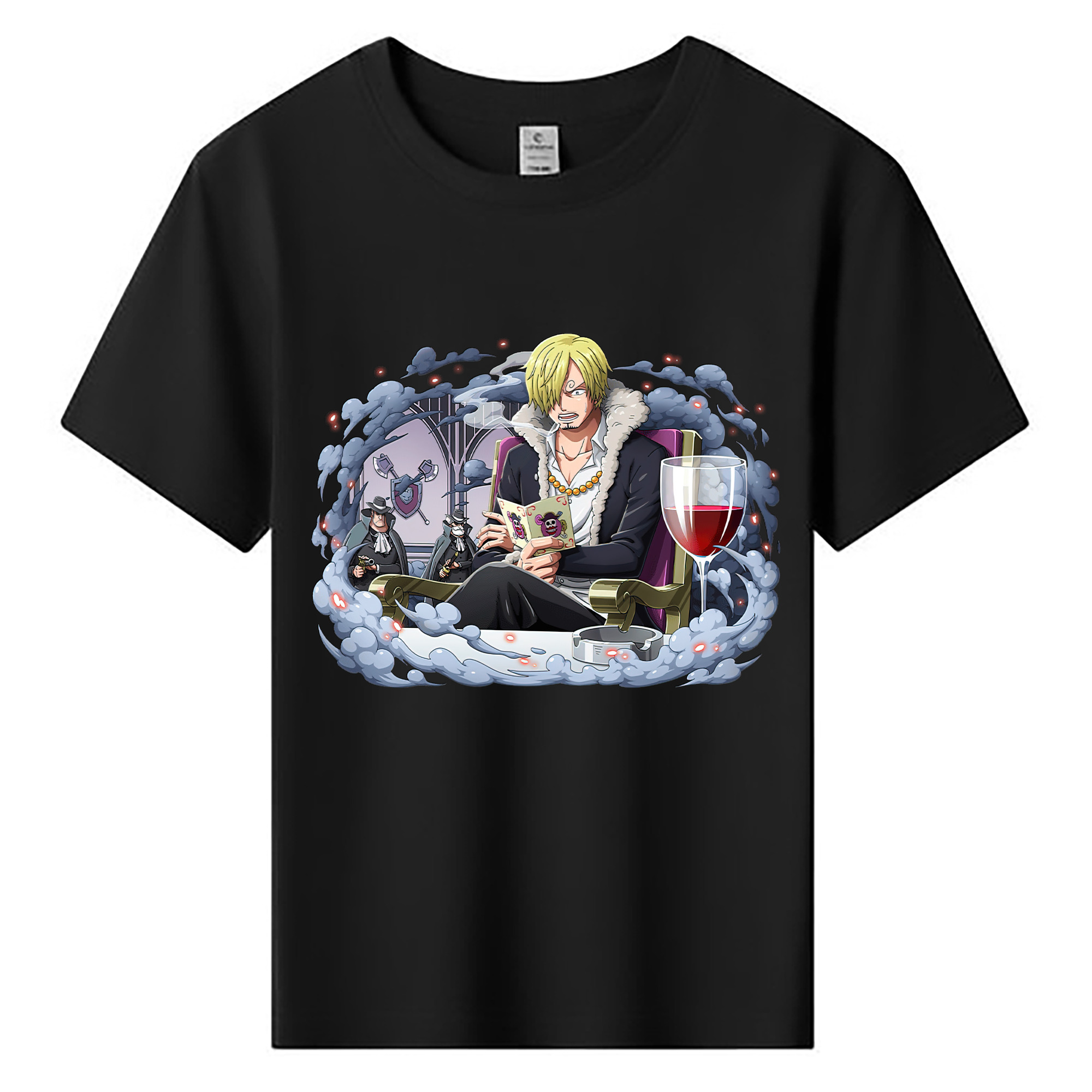 （画像用） ワンピース サンジ ONE PIECE Sanji 綿100％キッズTシャツ（フロントプリント）