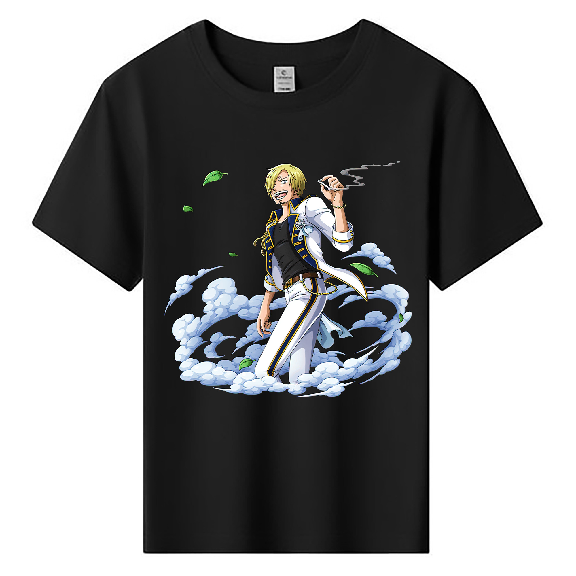 （画像用） ワンピース サンジ ONE PIECE Sanji 綿100％キッズTシャツ（フロントプリント）