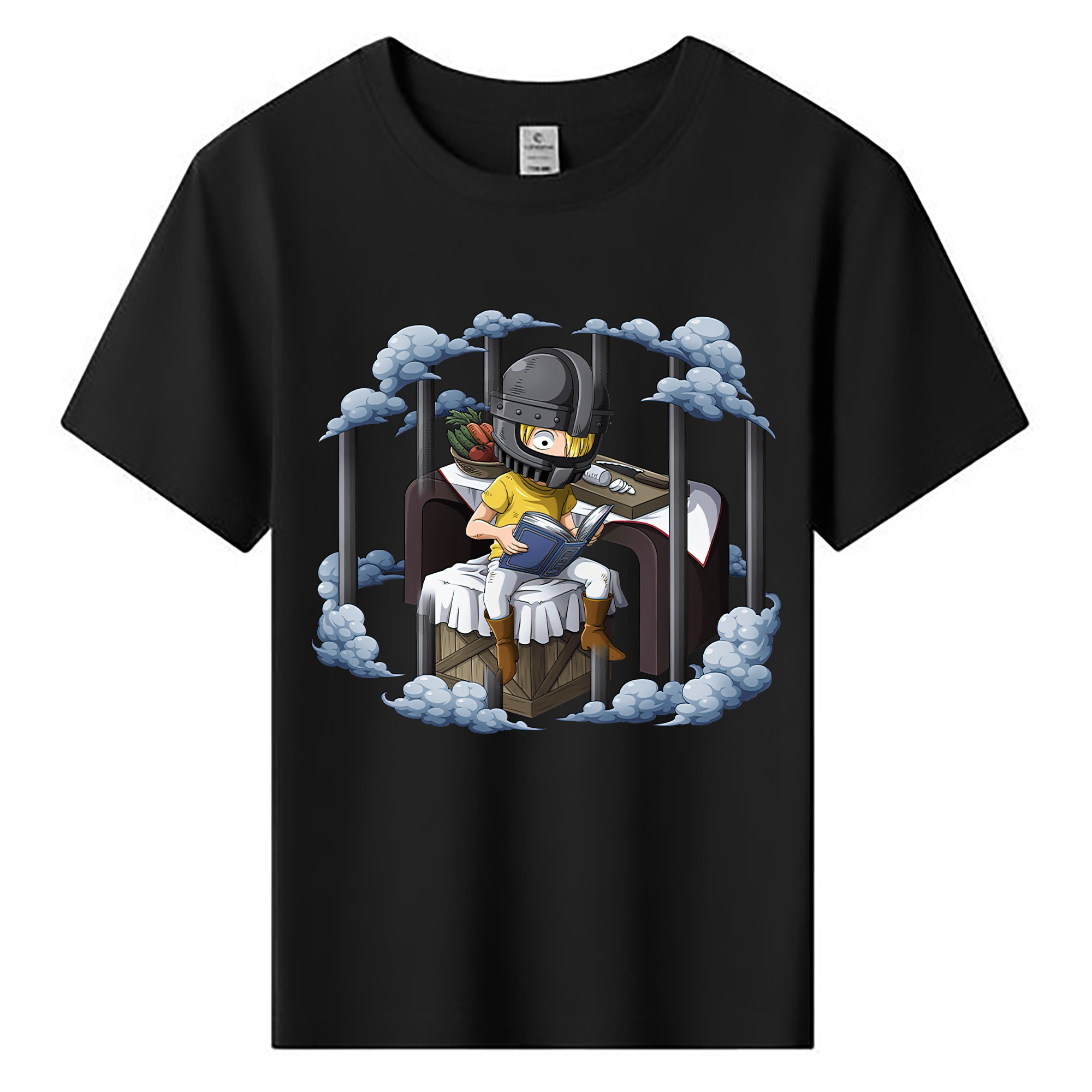 （画像用） ワンピース サンジ ONE PIECE Sanji 綿100％キッズTシャツ（フロントプリント）