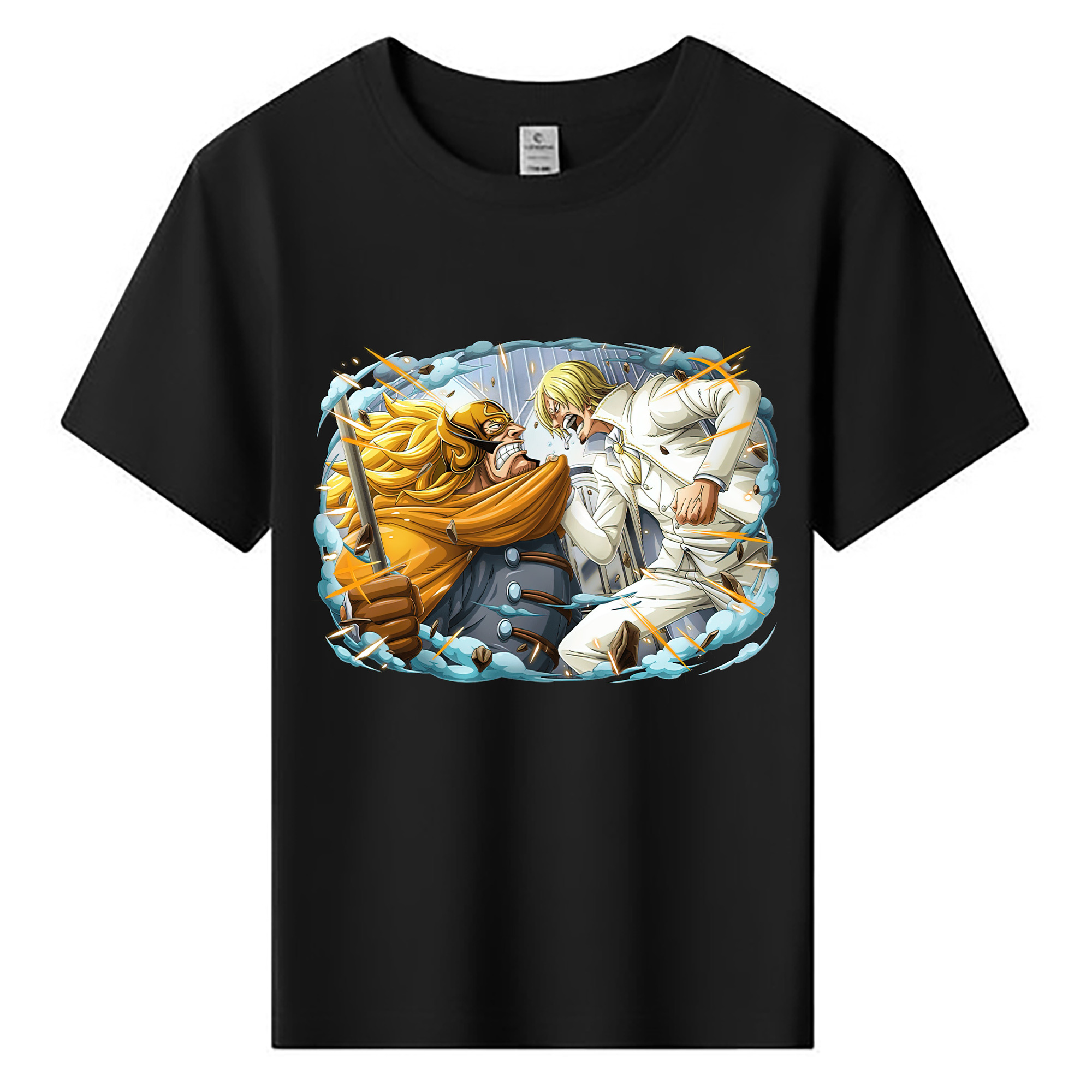 （画像用） ワンピース サンジ ONE PIECE Sanji 綿100％キッズTシャツ（フロントプリント）