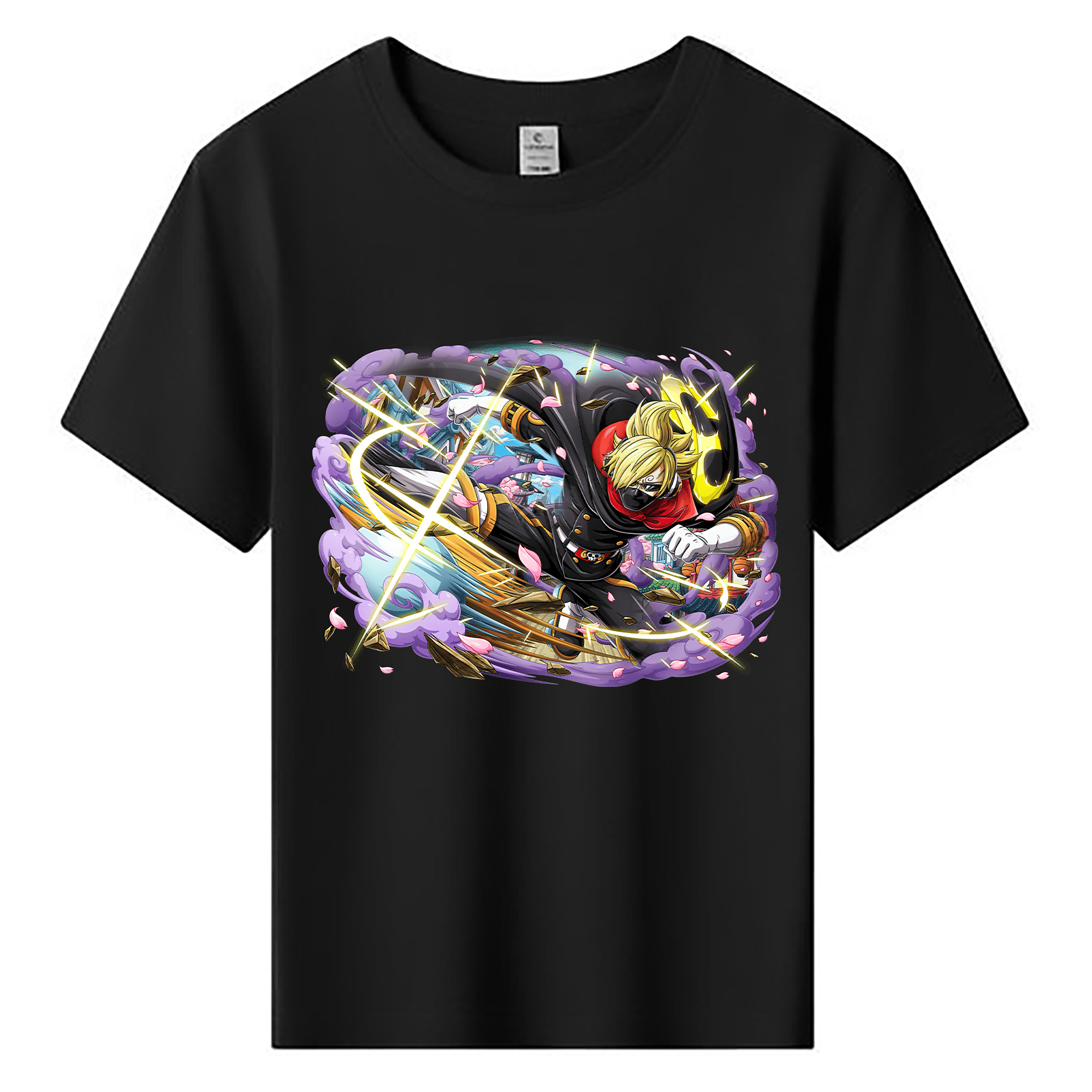 ワンピース サンジ ONE PIECE Sanji 綿100％キッズTシャツ（フロントプリント）