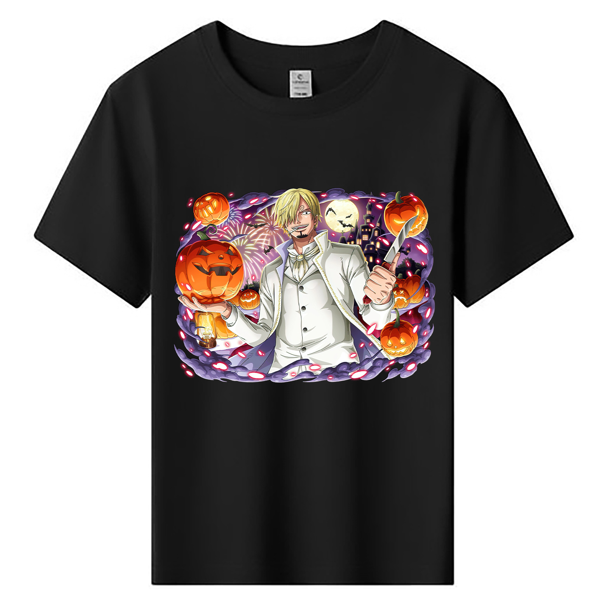 ワンピース サンジ ONE PIECE Sanji 綿100％キッズTシャツ（フロントプリント）