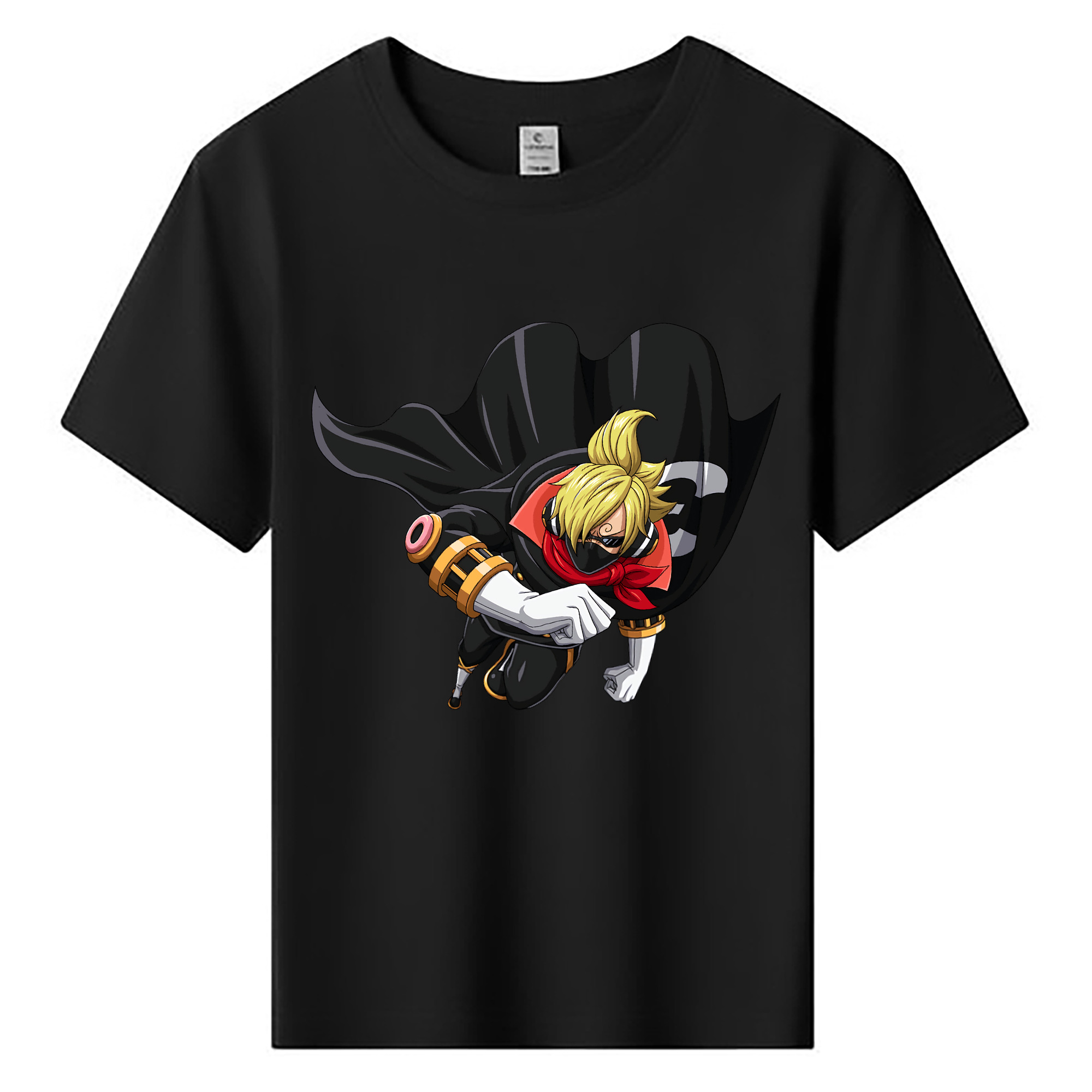 （画像用） ワンピース サンジ ONE PIECE Sanji 綿100％キッズTシャツ（フロントプリント）