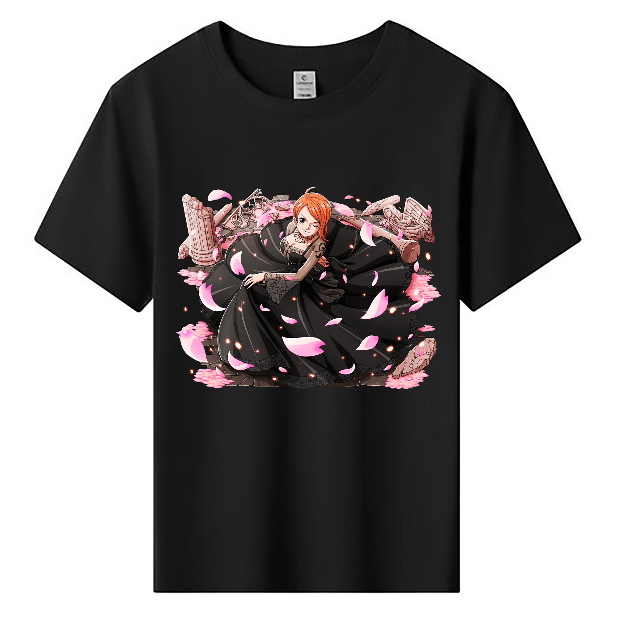 ワンピース ナミ ONE PIECE Nami 綿100％キッズTシャツ（フロントプリント）